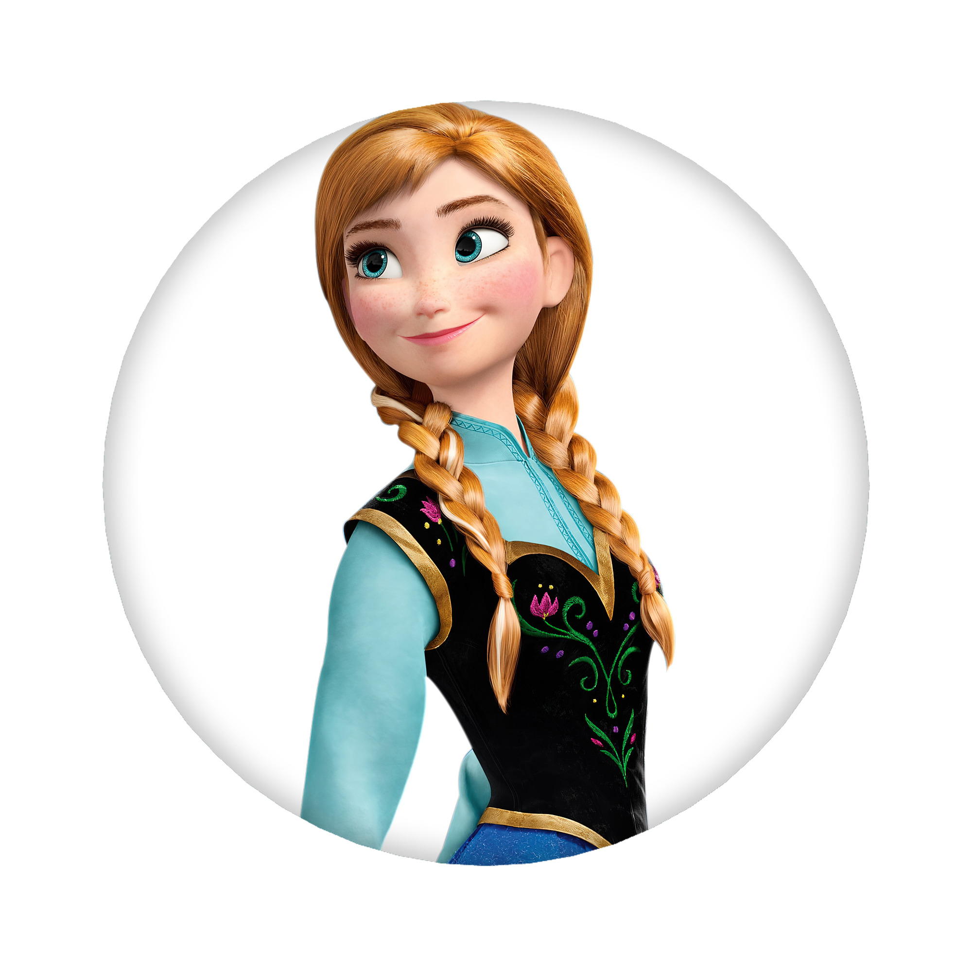 （画像用） アナと雪の女王 アンナ エルサ Frozen Anna Elsa 6cm 缶バッジ 複数セット