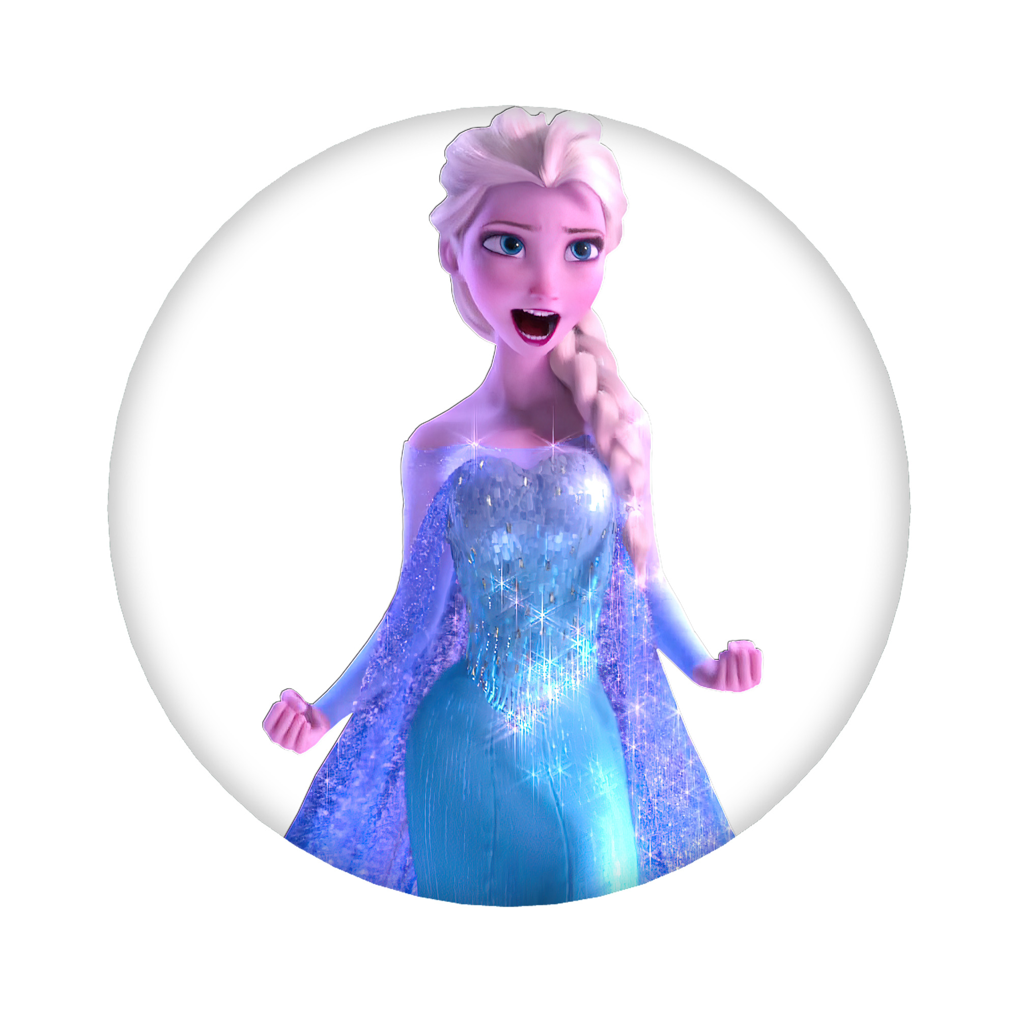（画像用） アナと雪の女王 アンナ エルサ Frozen Anna Elsa 6cm 缶バッジ 複数セット