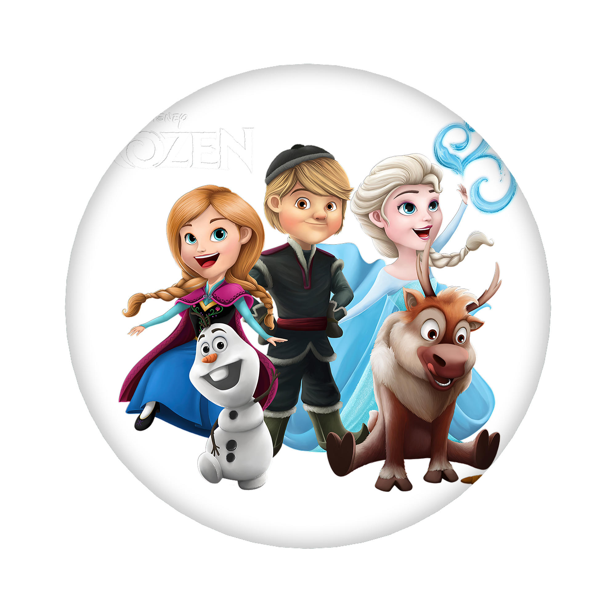 （画像用） アナと雪の女王 アンナ エルサ Frozen Anna Elsa 6cm 缶バッジ 複数セット