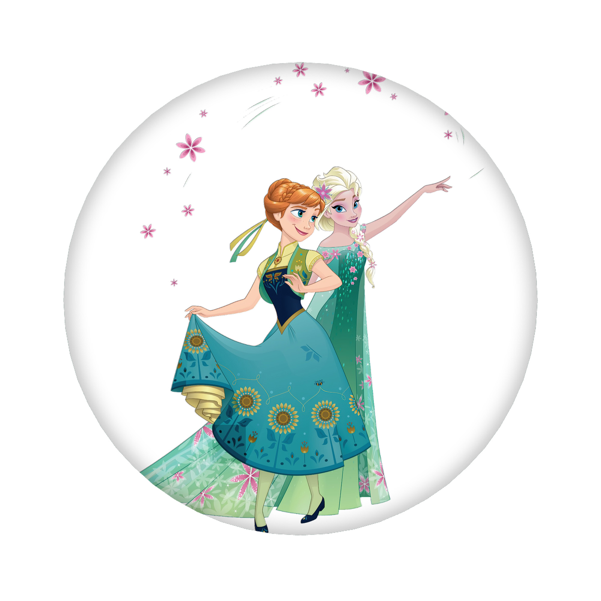 （画像用） アナと雪の女王 アンナ エルサ Frozen Anna Elsa 6cm 缶バッジ 複数セット