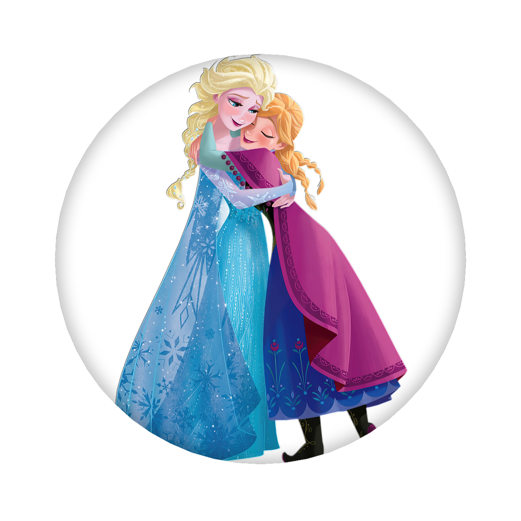 （画像用） アナと雪の女王 アンナ エルサ Frozen Anna Elsa 6cm 缶バッジ 複数セット