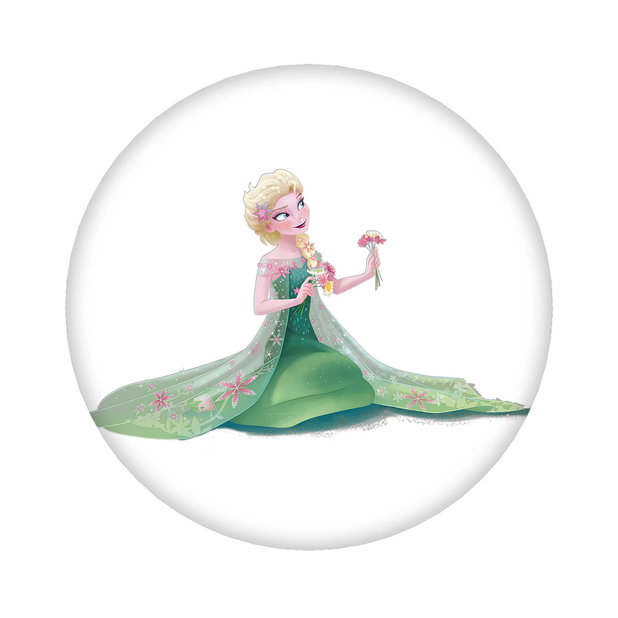（画像用） アナと雪の女王 アンナ エルサ Frozen Anna Elsa 6cm 缶バッジ 複数セット