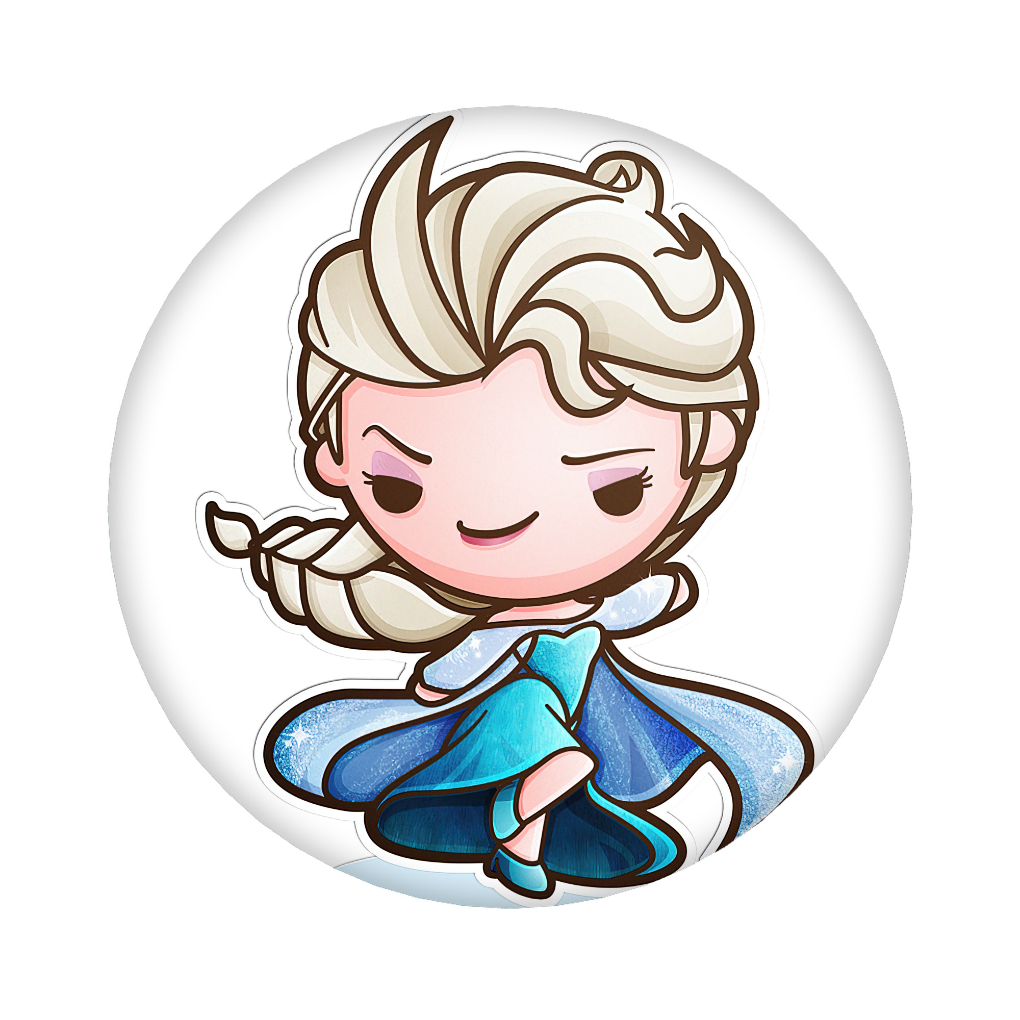（画像用） アナと雪の女王 アンナ エルサ Frozen Anna Elsa 6cm 缶バッジ 複数セット