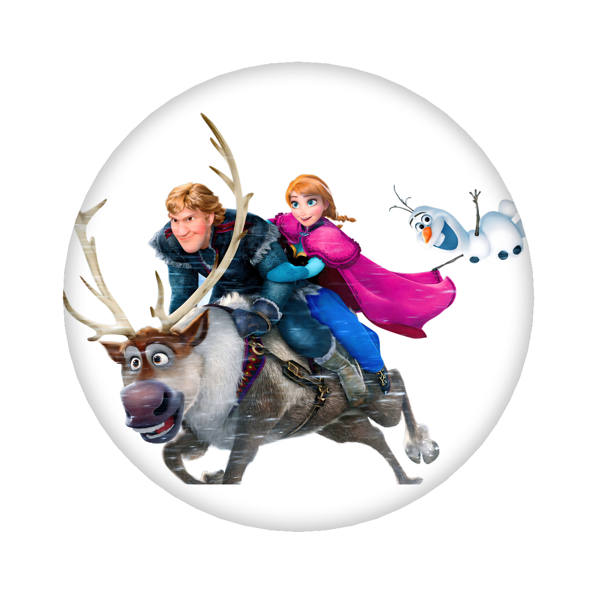 （画像用） アナと雪の女王 アンナ エルサ Frozen Anna Elsa 6cm 缶バッジ 複数セット