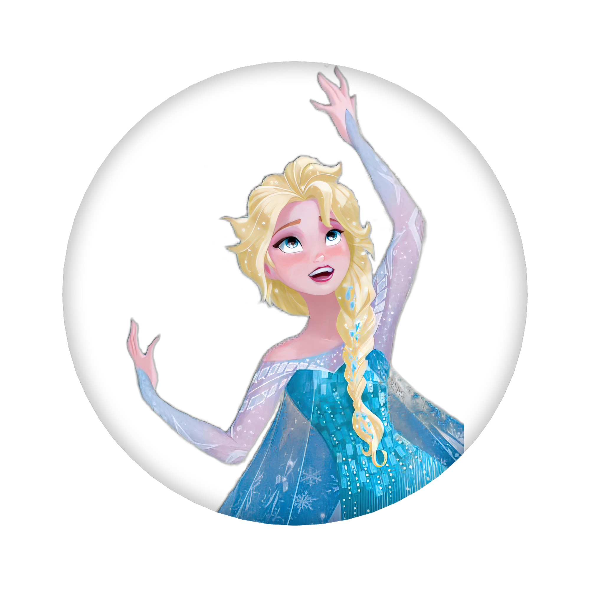（画像用） アナと雪の女王 アンナ エルサ Frozen Anna Elsa 6cm 缶バッジ 複数セット