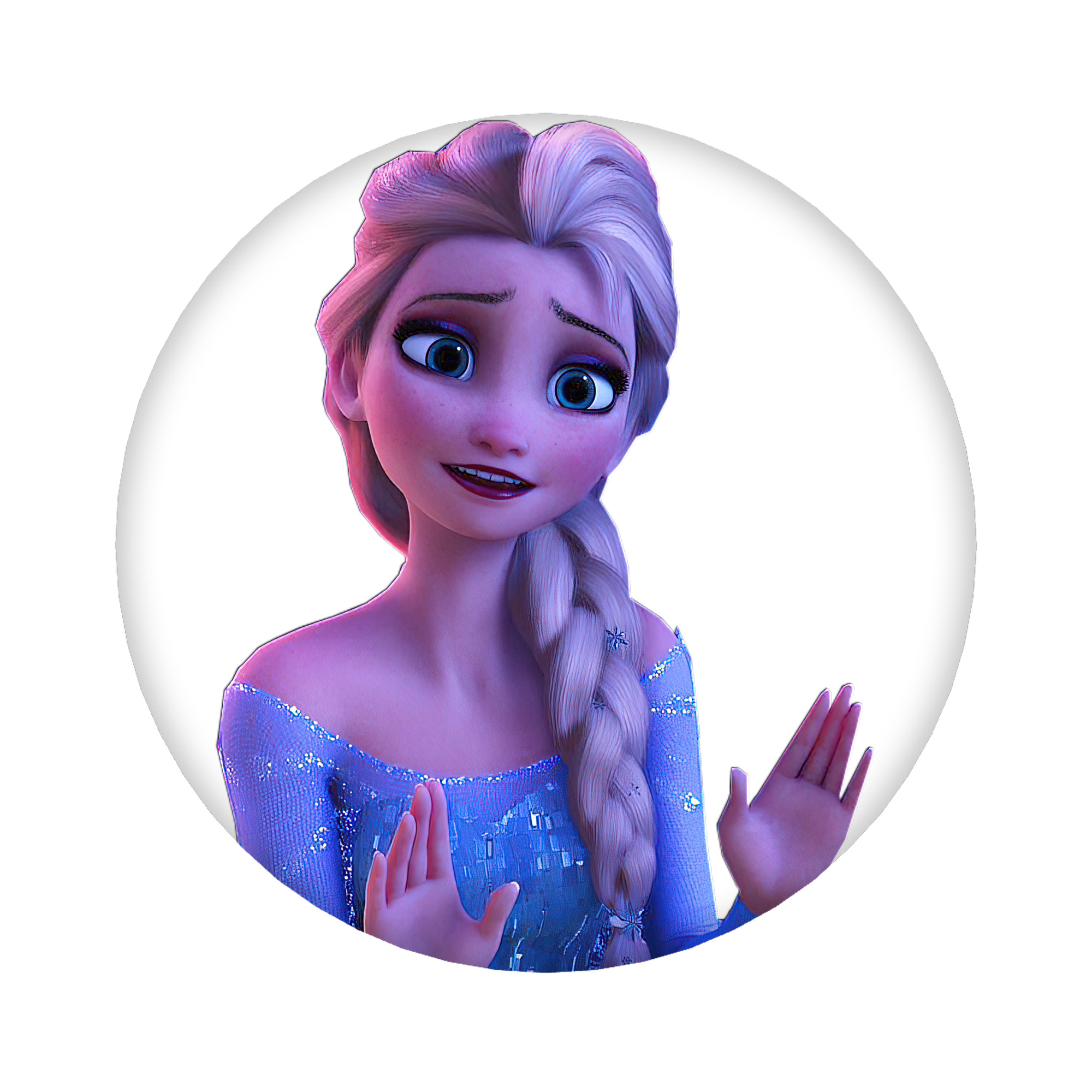 （画像用） アナと雪の女王 アンナ エルサ Frozen Anna Elsa 6cm 缶バッジ 複数セット