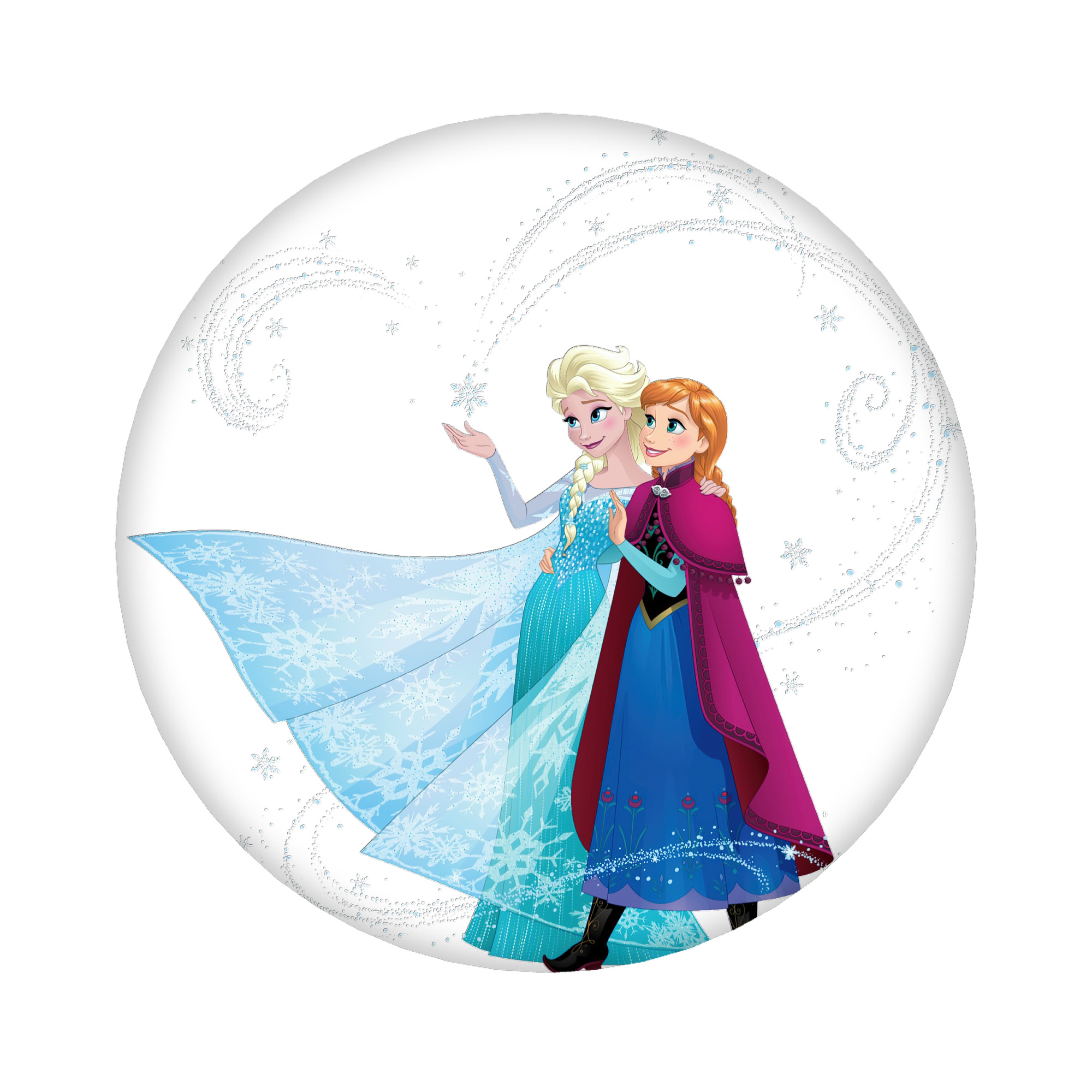 （画像用） アナと雪の女王 アンナ エルサ Frozen Anna Elsa 6cm 缶バッジ 複数セット