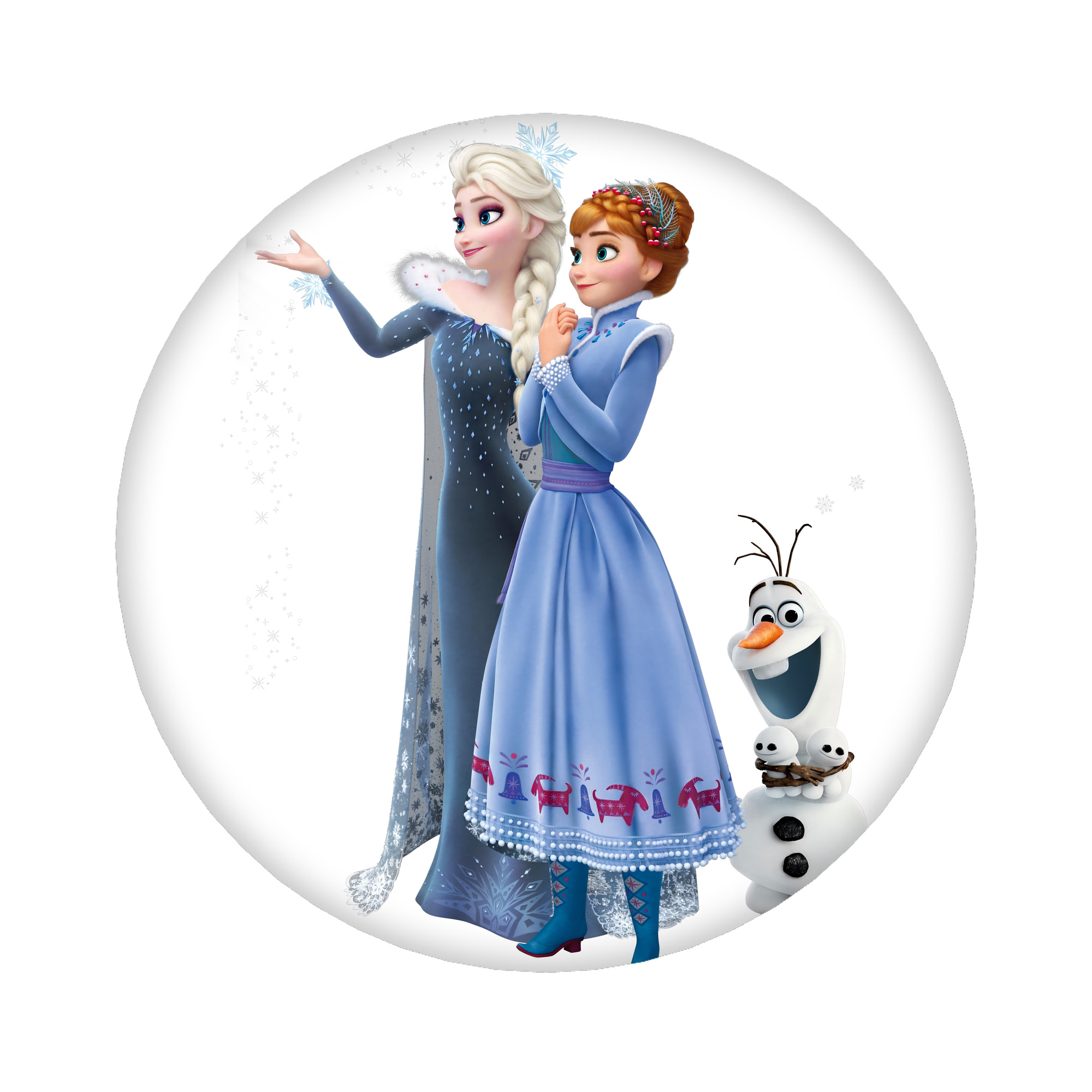 （画像用） アナと雪の女王 アンナ エルサ Frozen Anna Elsa 6cm 缶バッジ 複数セット