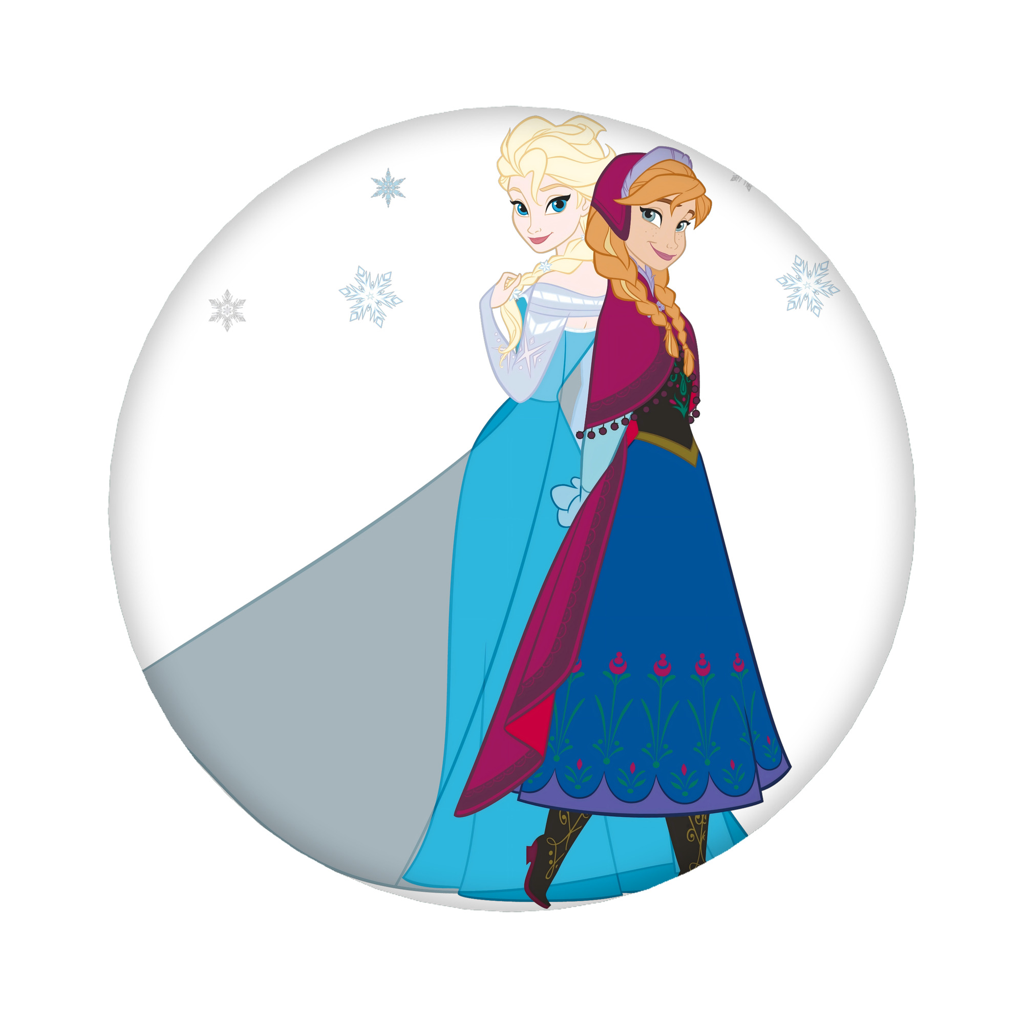 （画像用） アナと雪の女王 アンナ エルサ Frozen Anna Elsa 6cm 缶バッジ 複数セット