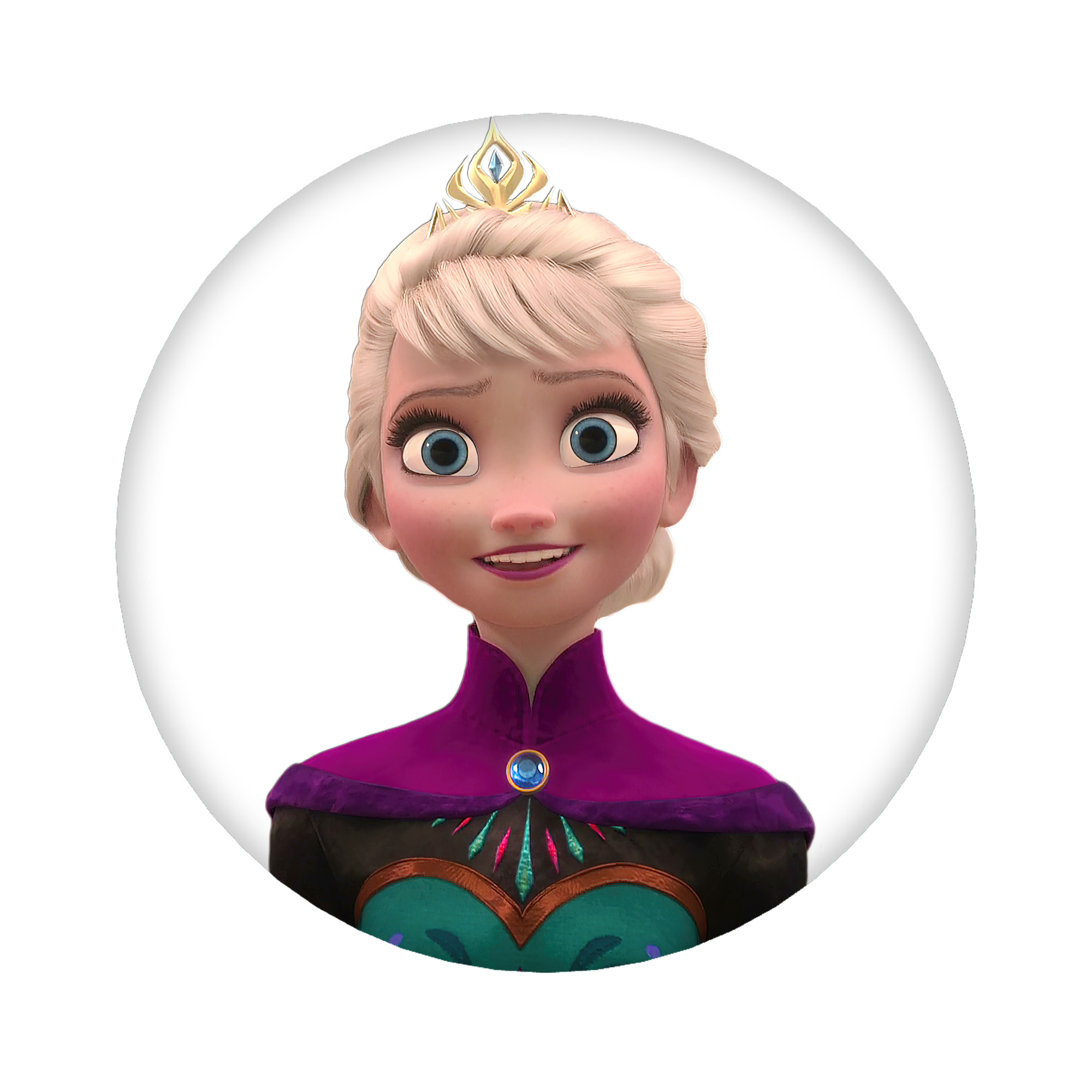 （画像用） アナと雪の女王 アンナ エルサ Frozen Anna Elsa 6cm 缶バッジ 複数セット