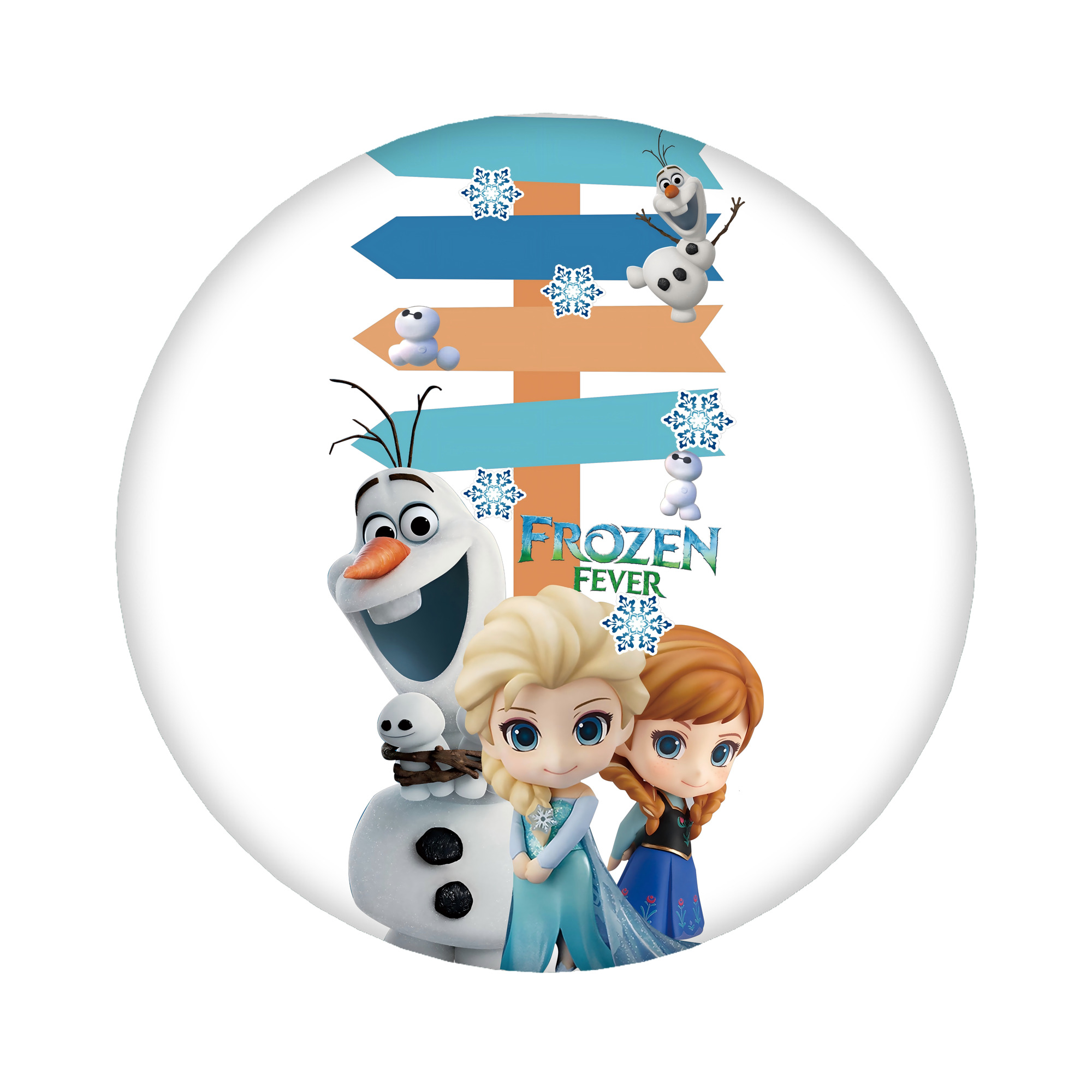 （画像用） アナと雪の女王 アンナ エルサ Frozen Anna Elsa 6cm 缶バッジ 複数セット