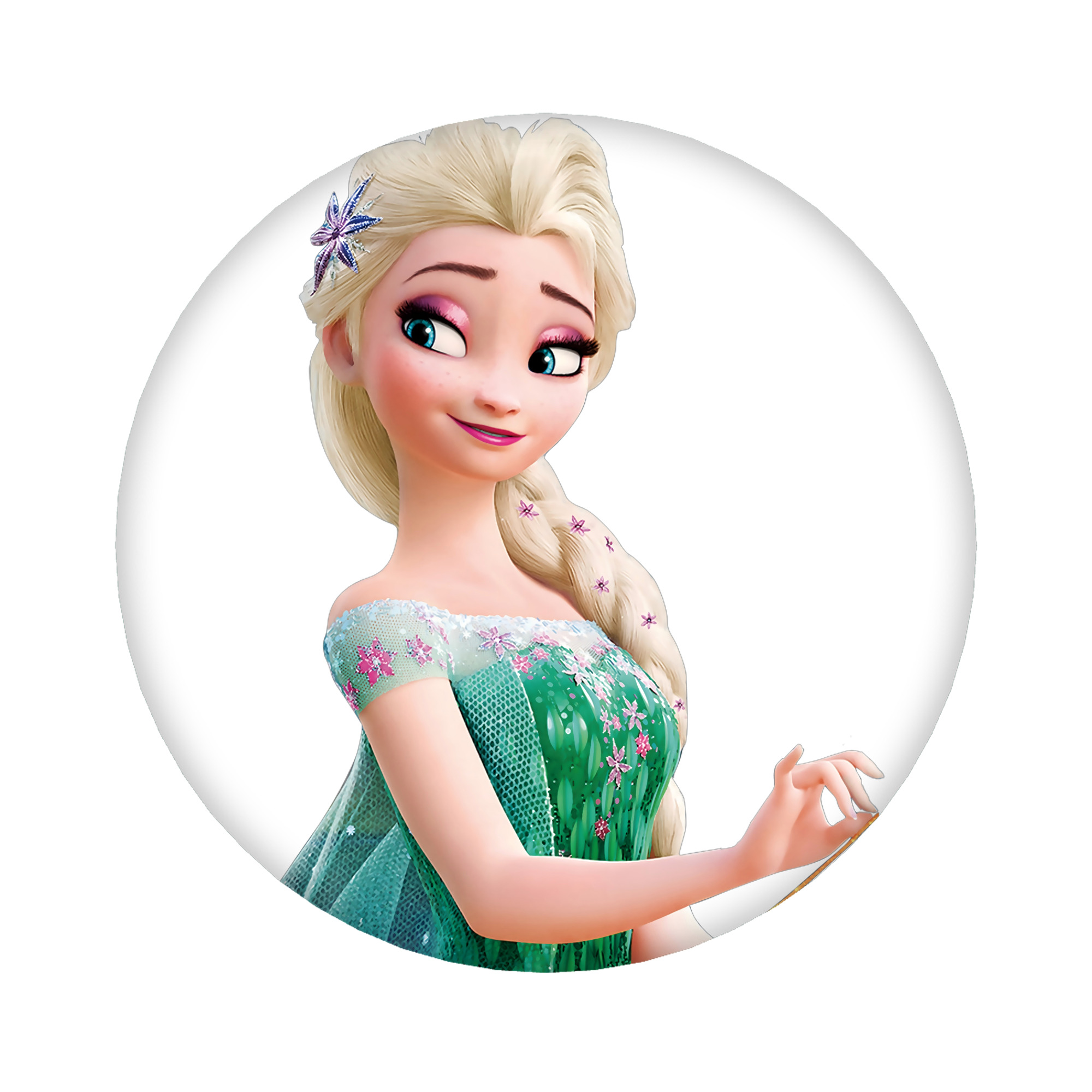 （画像用） アナと雪の女王 アンナ エルサ Frozen Anna Elsa 6cm 缶バッジ 複数セット