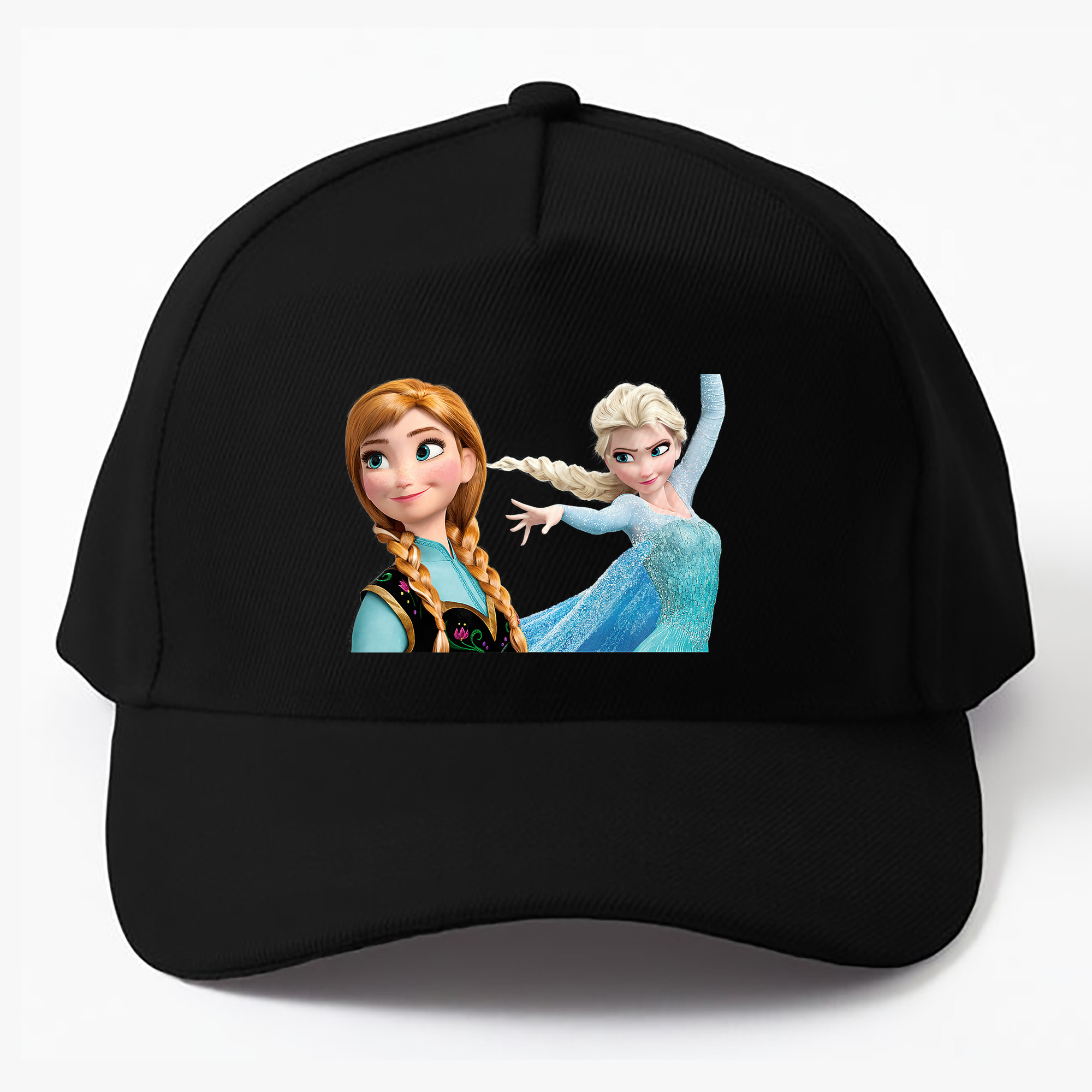 （画像用） アナと雪の女王 アンナ エルサ Frozen Anna Elsa ベースボールキャップ 綿100％ 男女兼用 帽子 スポーツ