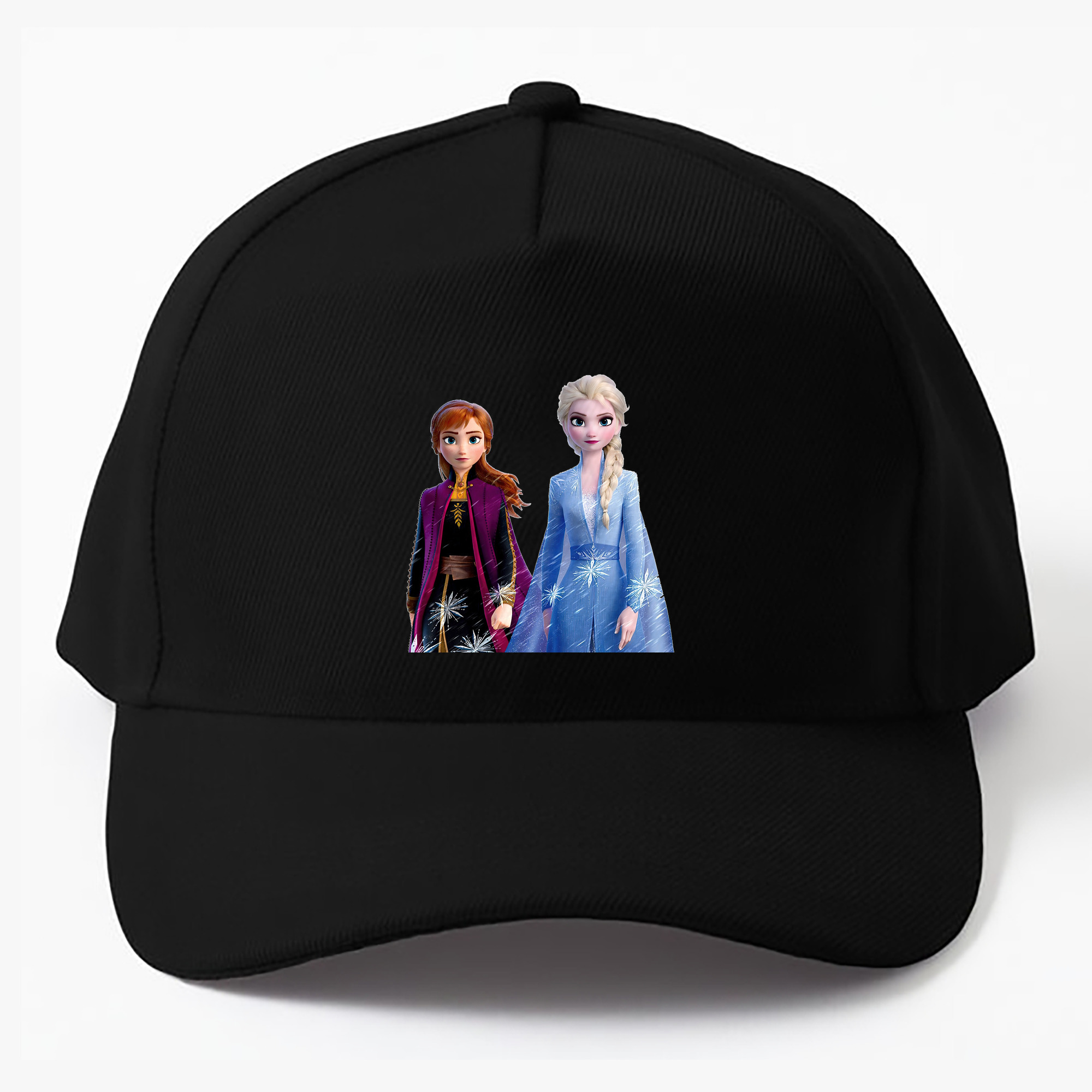 （画像用） アナと雪の女王 アンナ エルサ Frozen Anna Elsa ベースボールキャップ 綿100％ 男女兼用 帽子 スポーツ