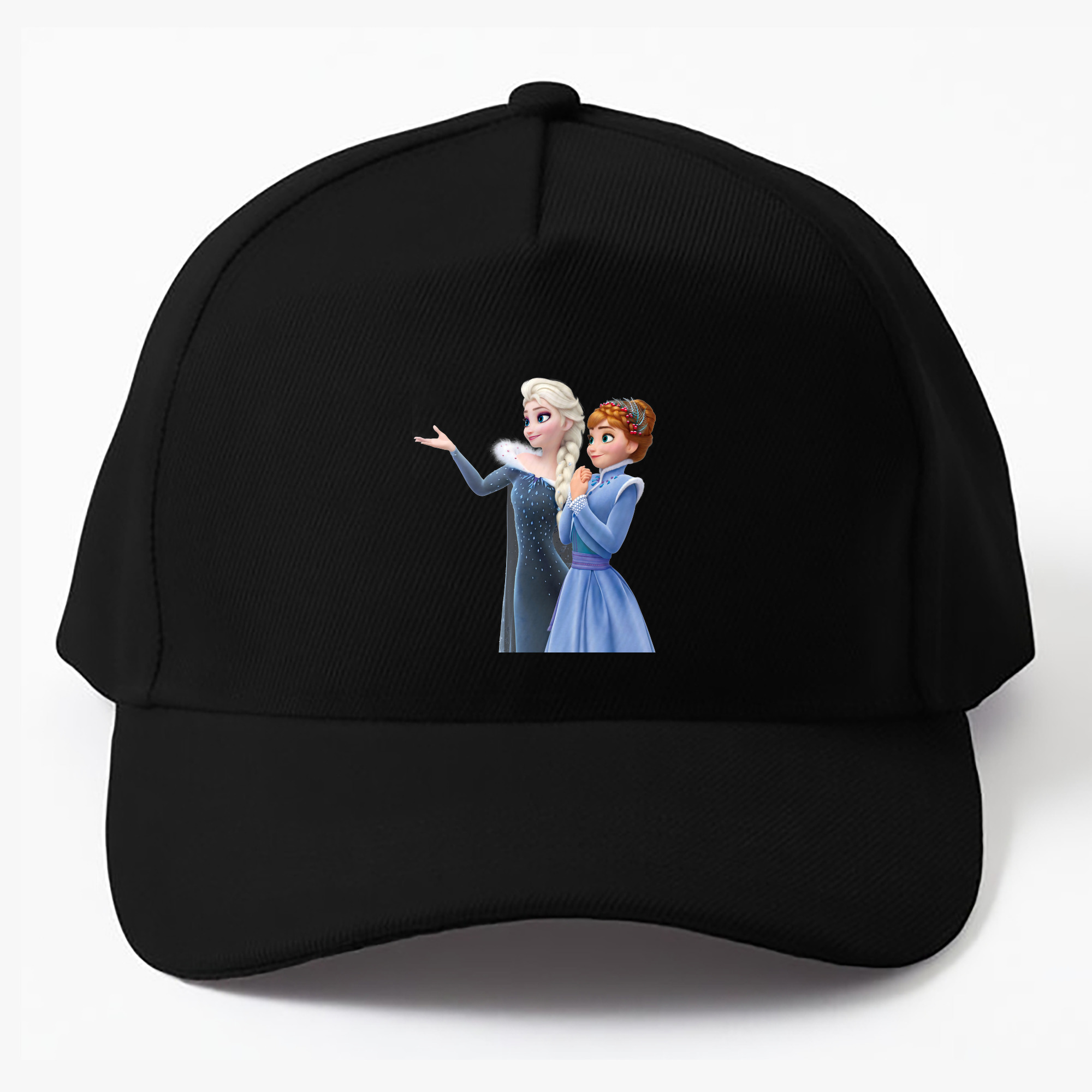 （画像用） アナと雪の女王 アンナ エルサ Frozen Anna Elsa ベースボールキャップ 綿100％ 男女兼用 帽子 スポーツ