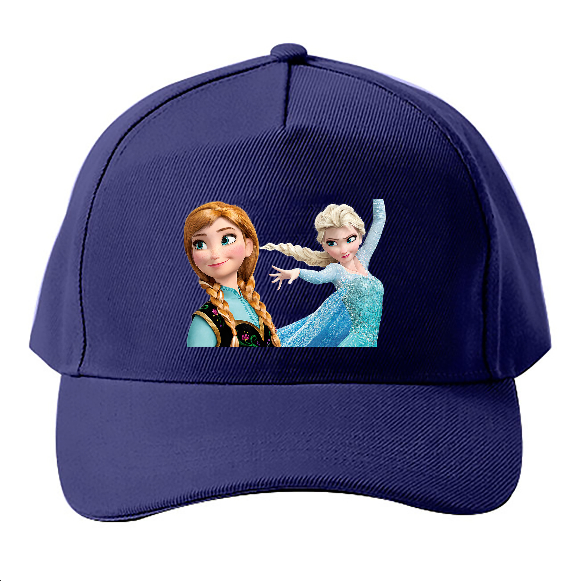 （画像用） アナと雪の女王 アンナ エルサ Frozen Anna Elsa ベースボールキャップ 綿100％ 男女兼用 帽子 スポーツ