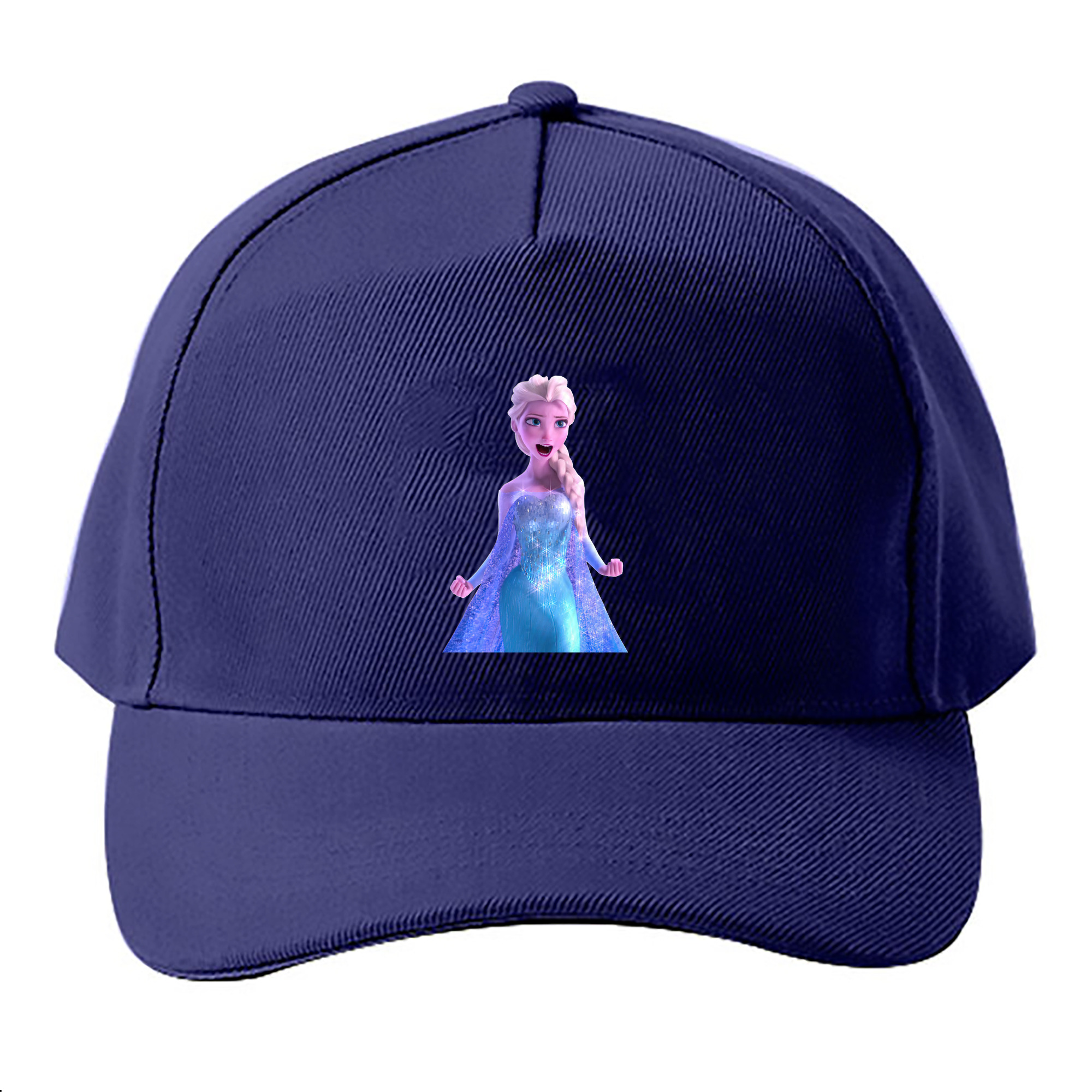 （画像用） アナと雪の女王 アンナ エルサ Frozen Anna Elsa ベースボールキャップ 綿100％ 男女兼用 帽子 スポーツ