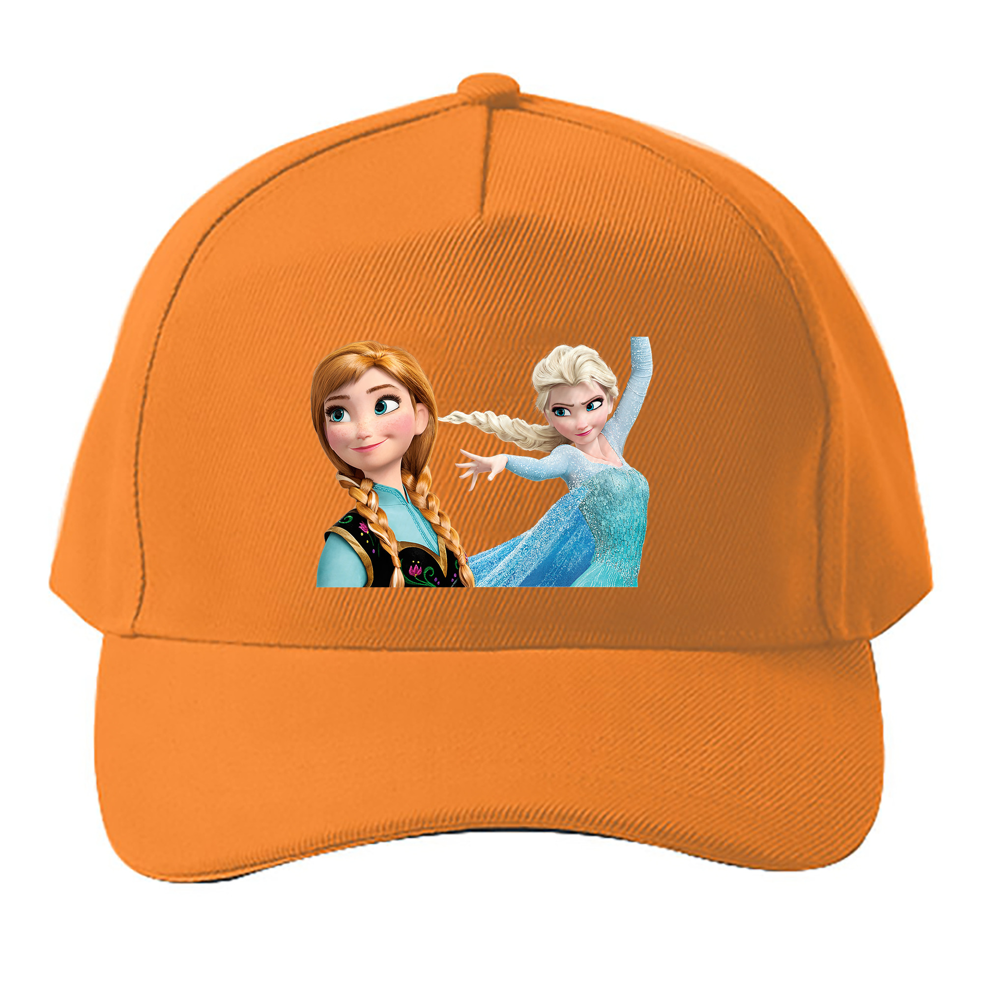 （画像用） アナと雪の女王 アンナ エルサ Frozen Anna Elsa ベースボールキャップ 綿100％ 男女兼用 帽子 スポーツ