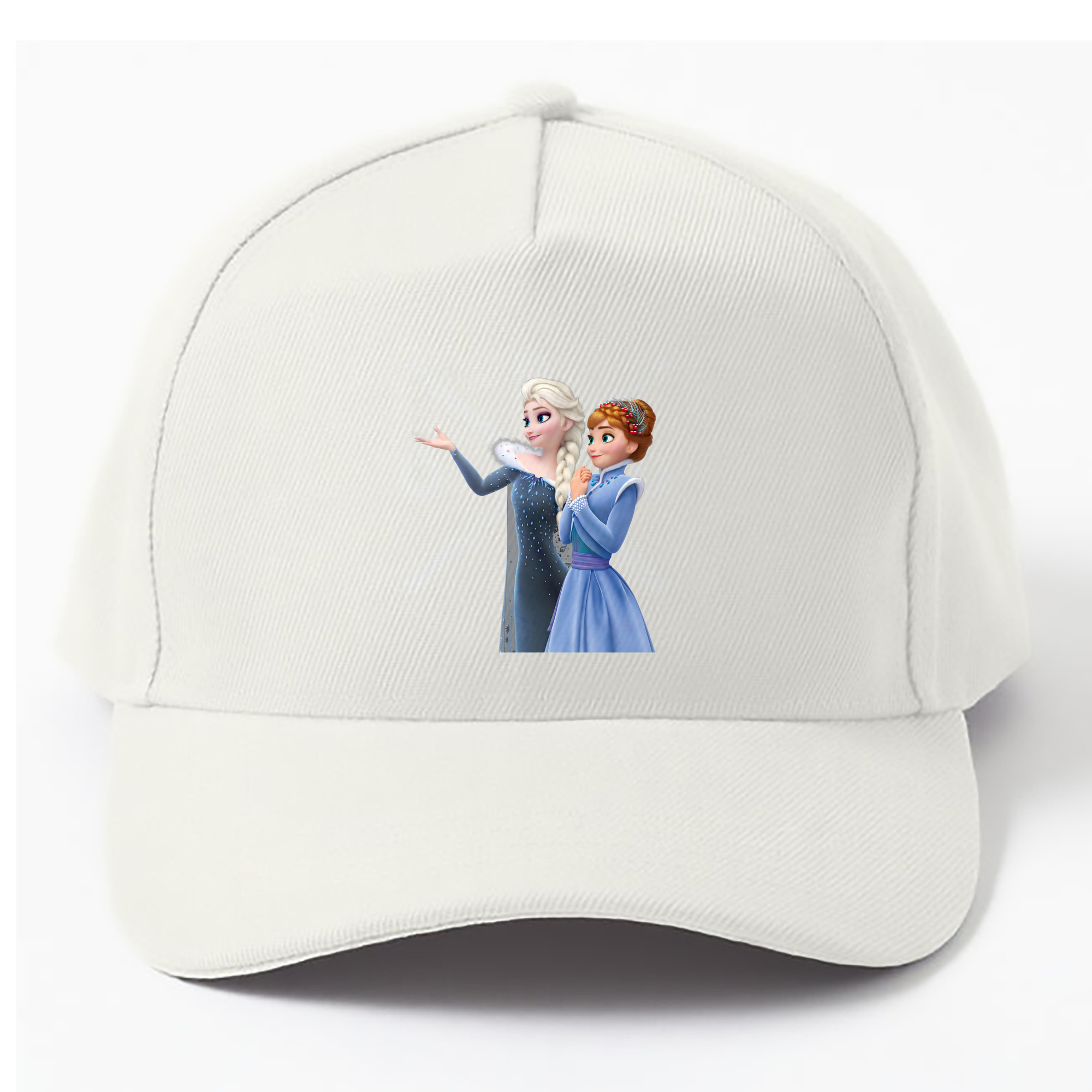 （画像用） アナと雪の女王 アンナ エルサ Frozen Anna Elsa ベースボールキャップ 綿100％ 男女兼用 帽子 スポーツ