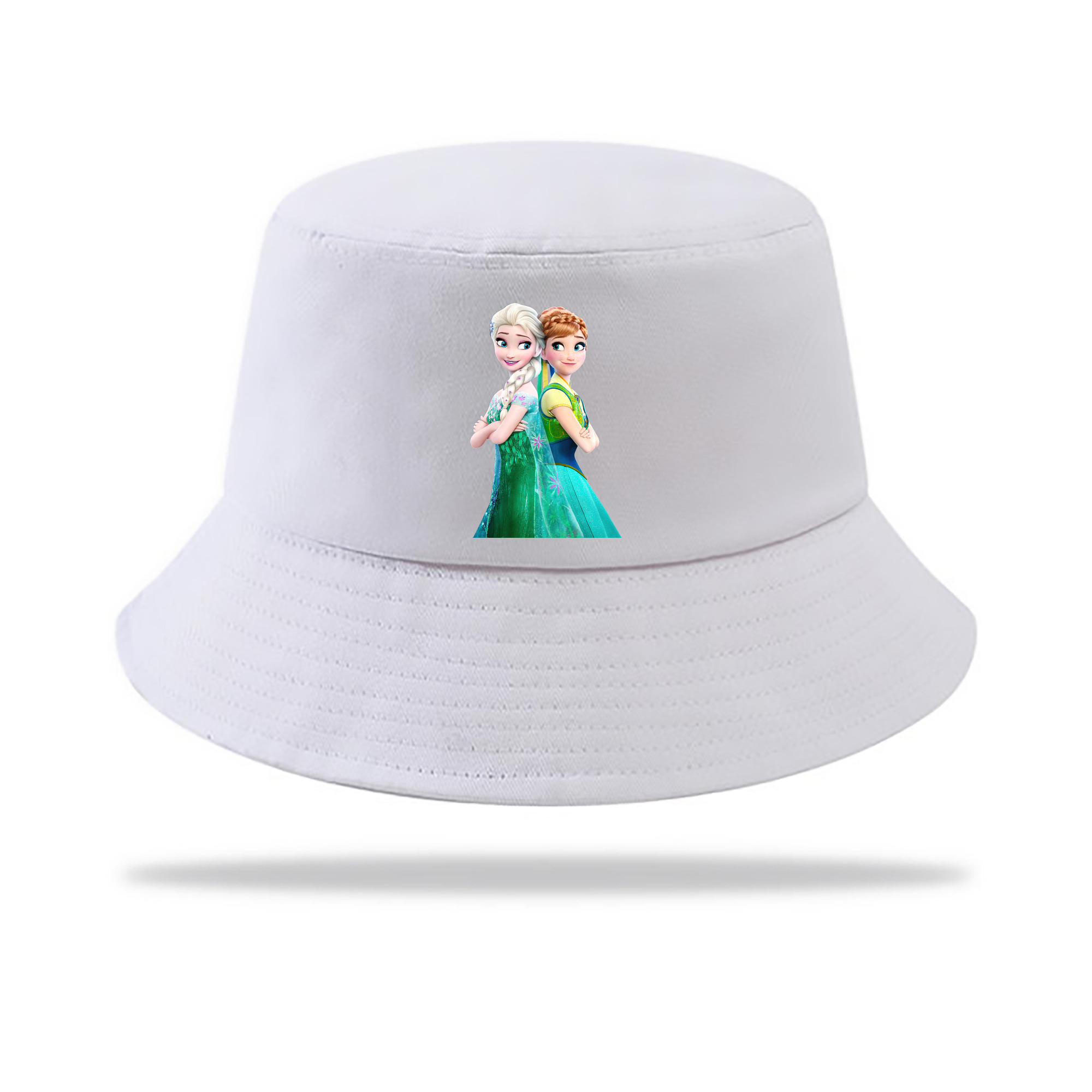 （画像用） アナと雪の女王 アンナ エルサ Frozen Anna Elsa アウトドア日除けバケットハット