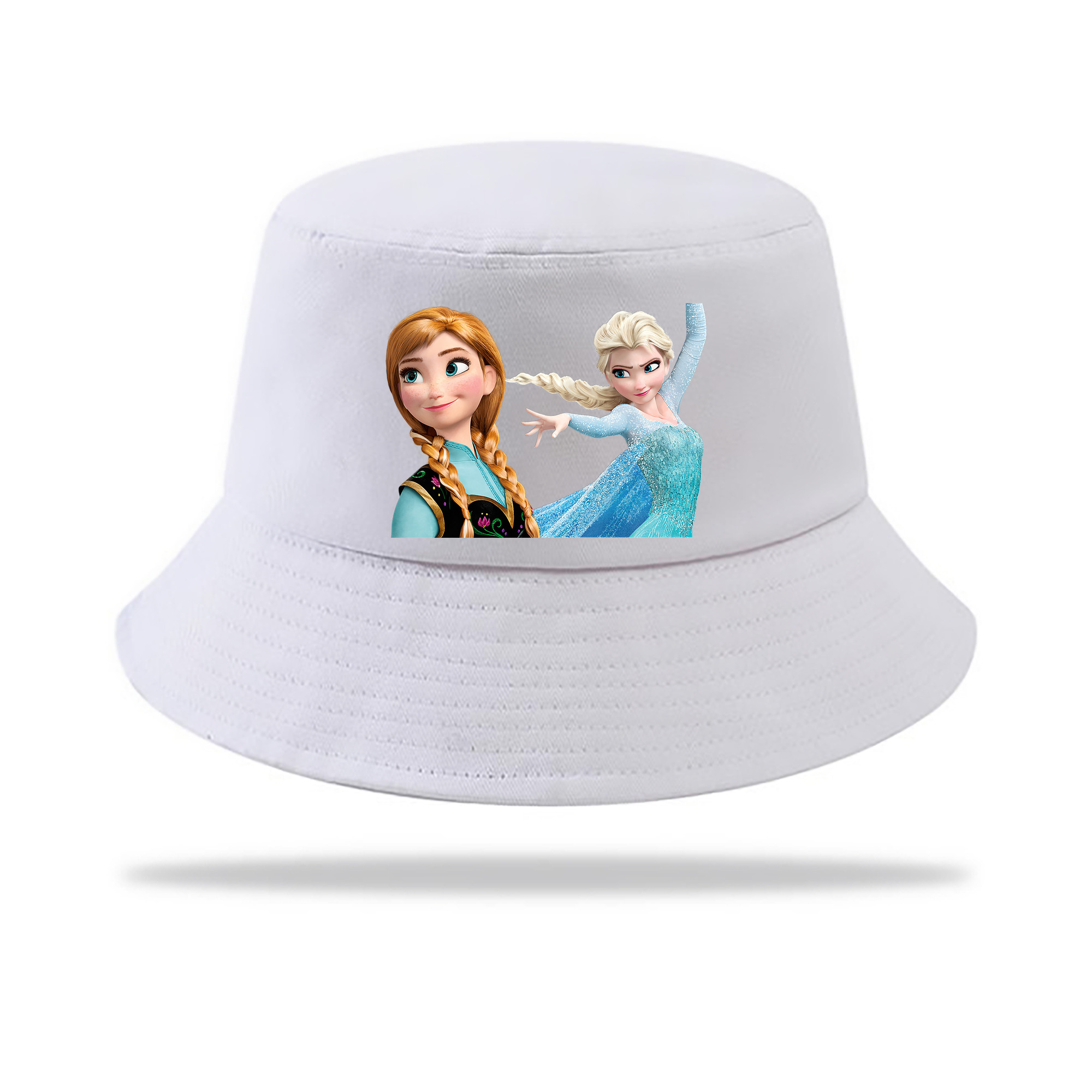 （画像用） アナと雪の女王 アンナ エルサ Frozen Anna Elsa アウトドア日除けバケットハット