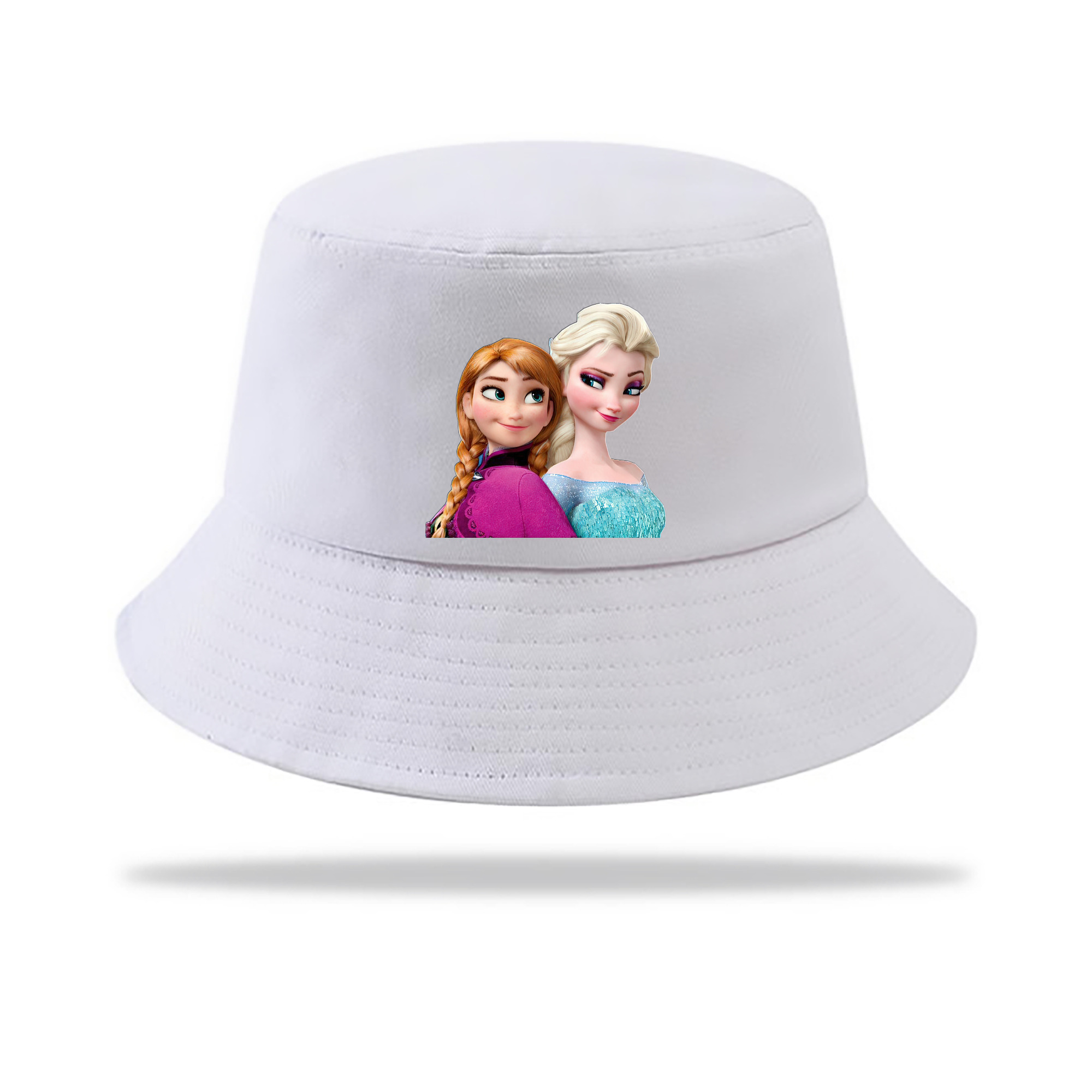 （画像用） アナと雪の女王 アンナ エルサ Frozen Anna Elsa アウトドア日除けバケットハット