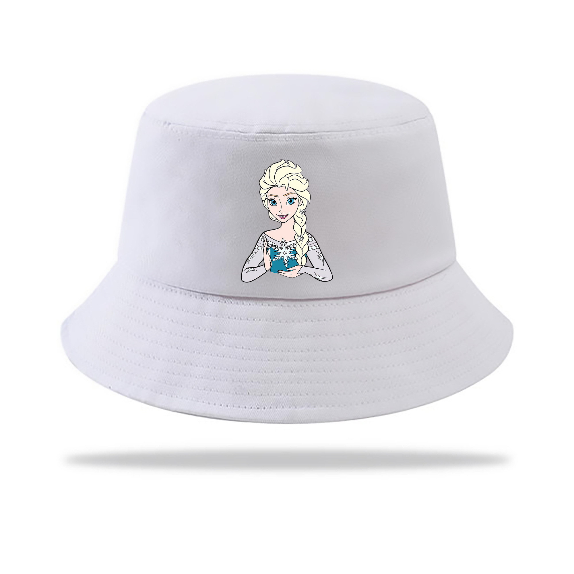 （画像用） アナと雪の女王 アンナ エルサ Frozen Anna Elsa アウトドア日除けバケットハット