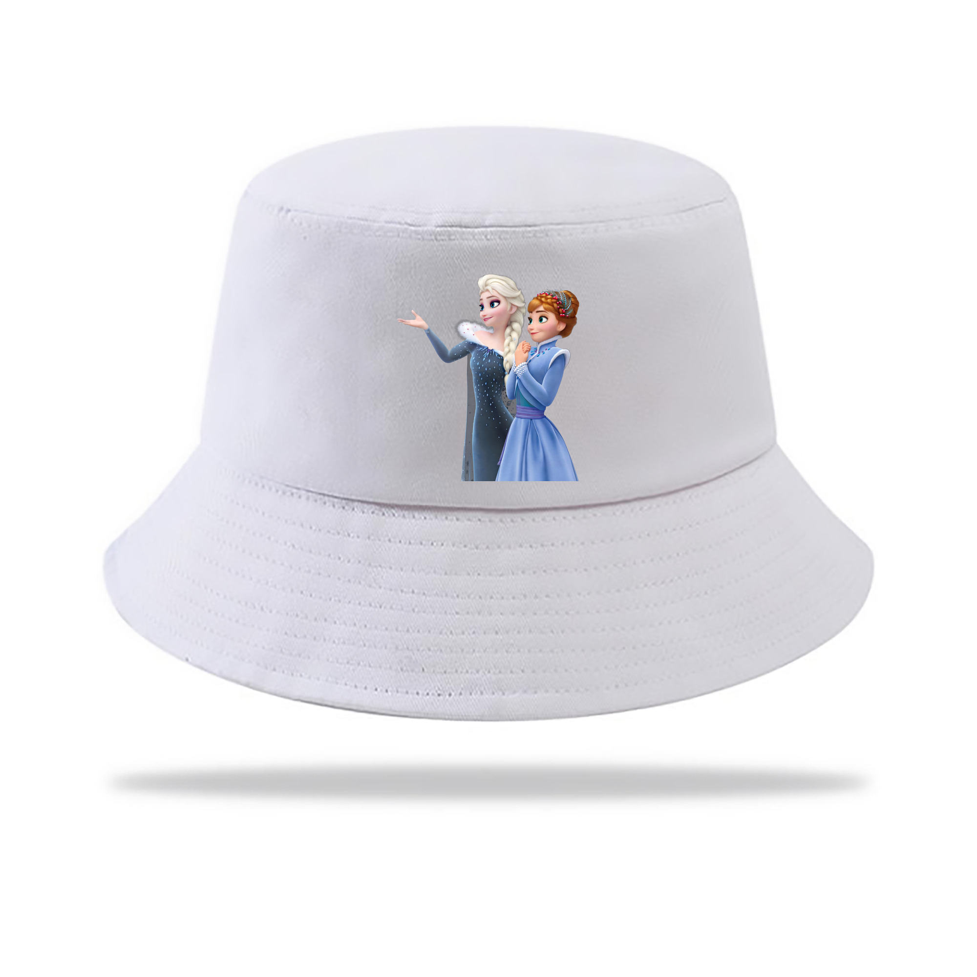 （画像用） アナと雪の女王 アンナ エルサ Frozen Anna Elsa アウトドア日除けバケットハット
