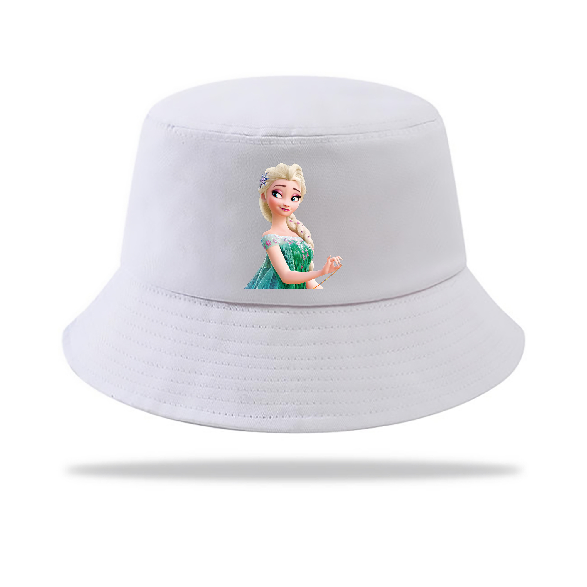 （画像用） アナと雪の女王 アンナ エルサ Frozen Anna Elsa アウトドア日除けバケットハット