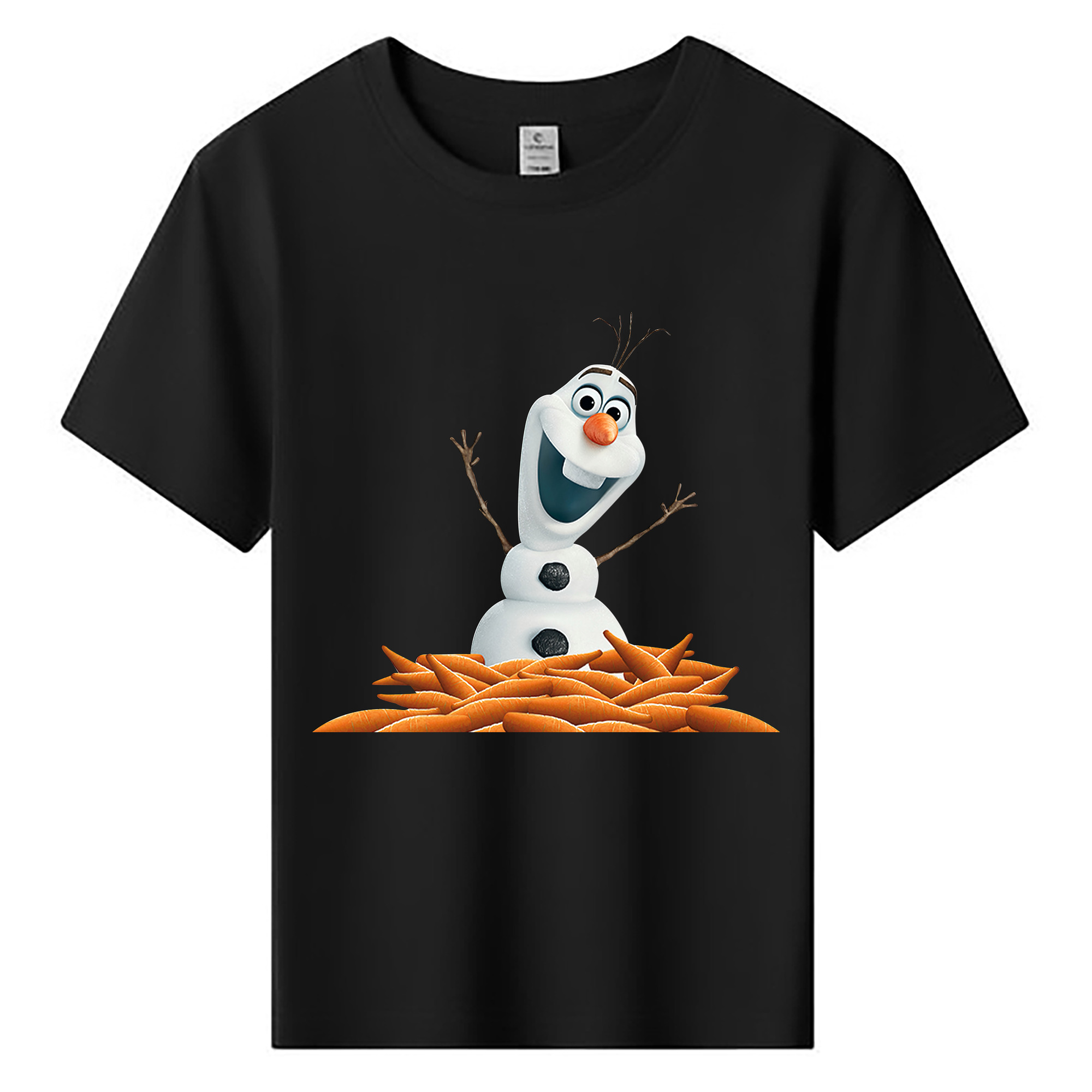 （画像用） アナと雪の女王 アンナ エルサ Frozen Anna Elsa 綿100％キッズTシャツ（フロントプリント）