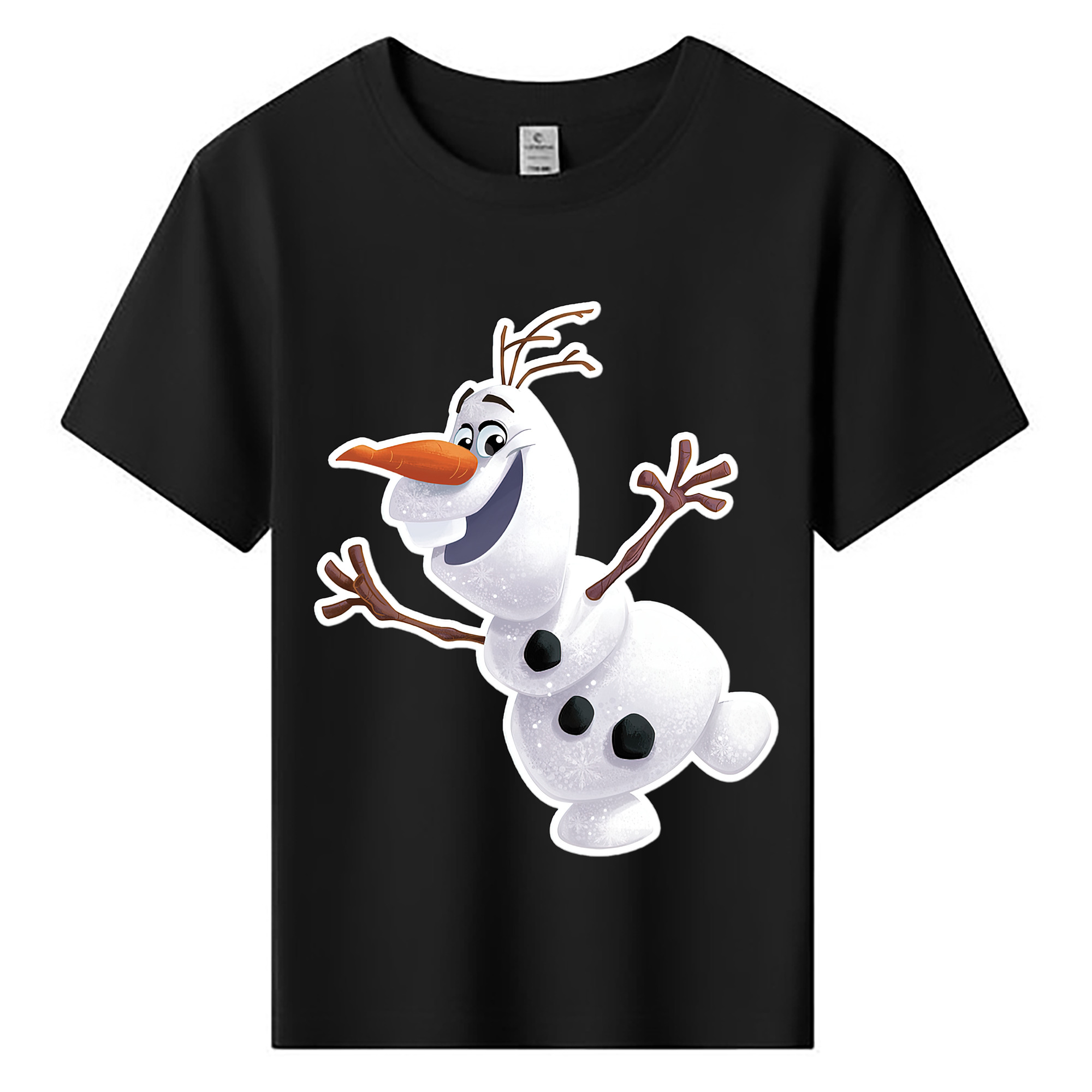 （画像用） アナと雪の女王 アンナ エルサ Frozen Anna Elsa 綿100％キッズTシャツ（フロントプリント）