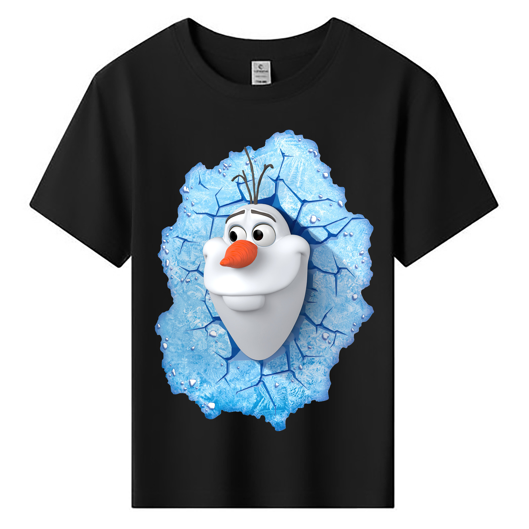 （画像用） アナと雪の女王 アンナ エルサ Frozen Anna Elsa 綿100％キッズTシャツ（フロントプリント）