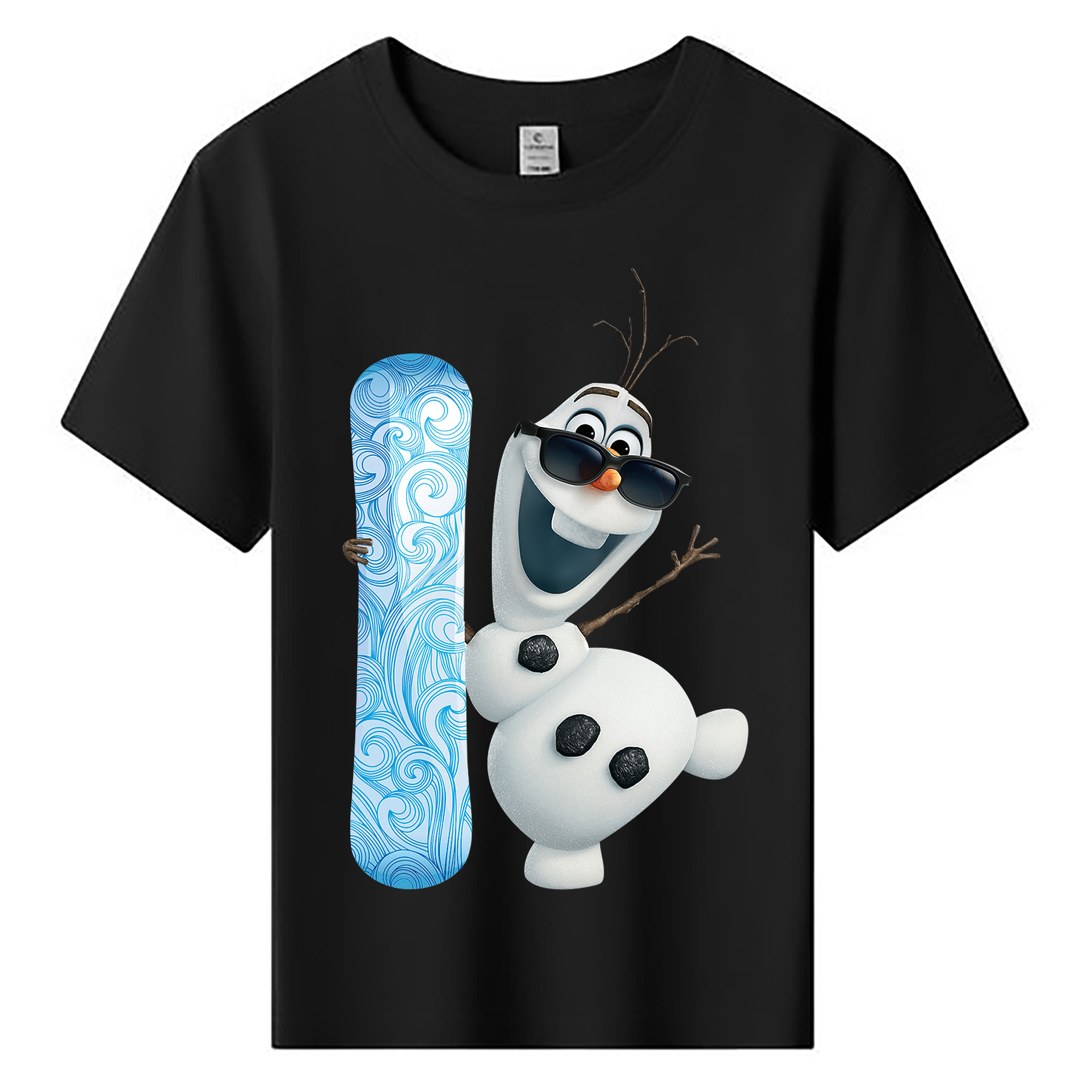 （画像用） アナと雪の女王 アンナ エルサ Frozen Anna Elsa 綿100％キッズTシャツ（フロントプリント）