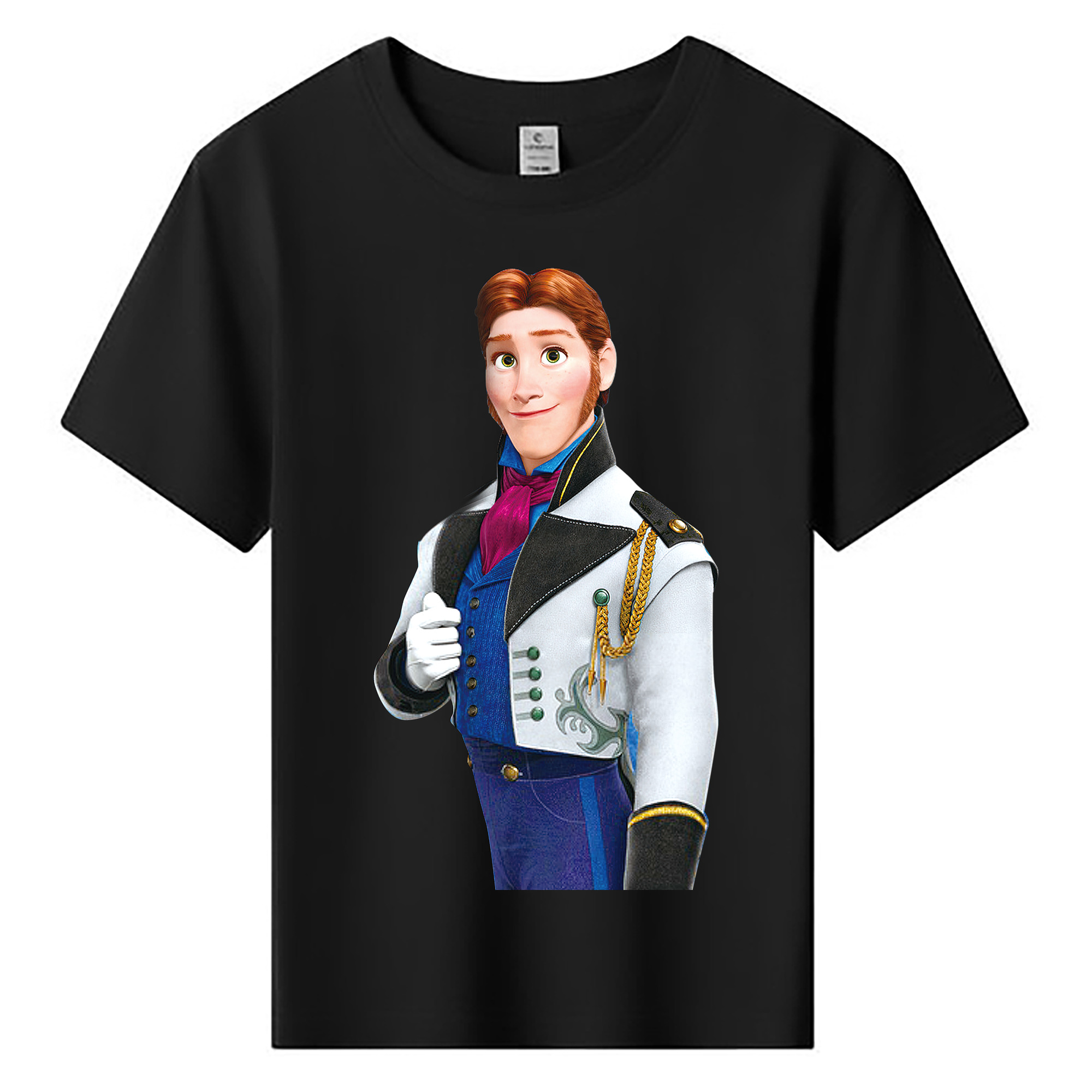 （画像用） アナと雪の女王 アンナ エルサ Frozen Anna Elsa 綿100％キッズTシャツ（フロントプリント）