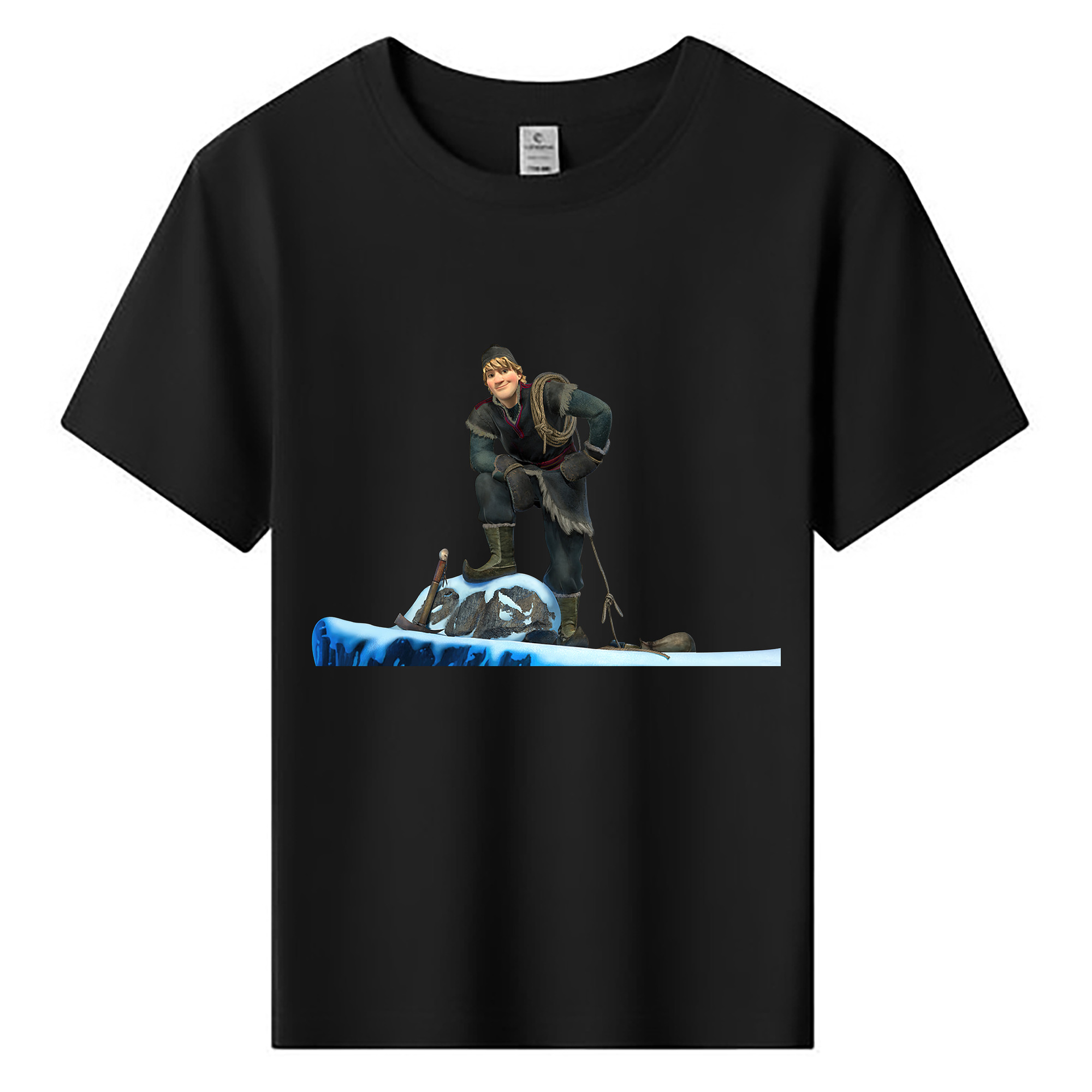 （画像用） アナと雪の女王 アンナ エルサ Frozen Anna Elsa 綿100％キッズTシャツ（フロントプリント）
