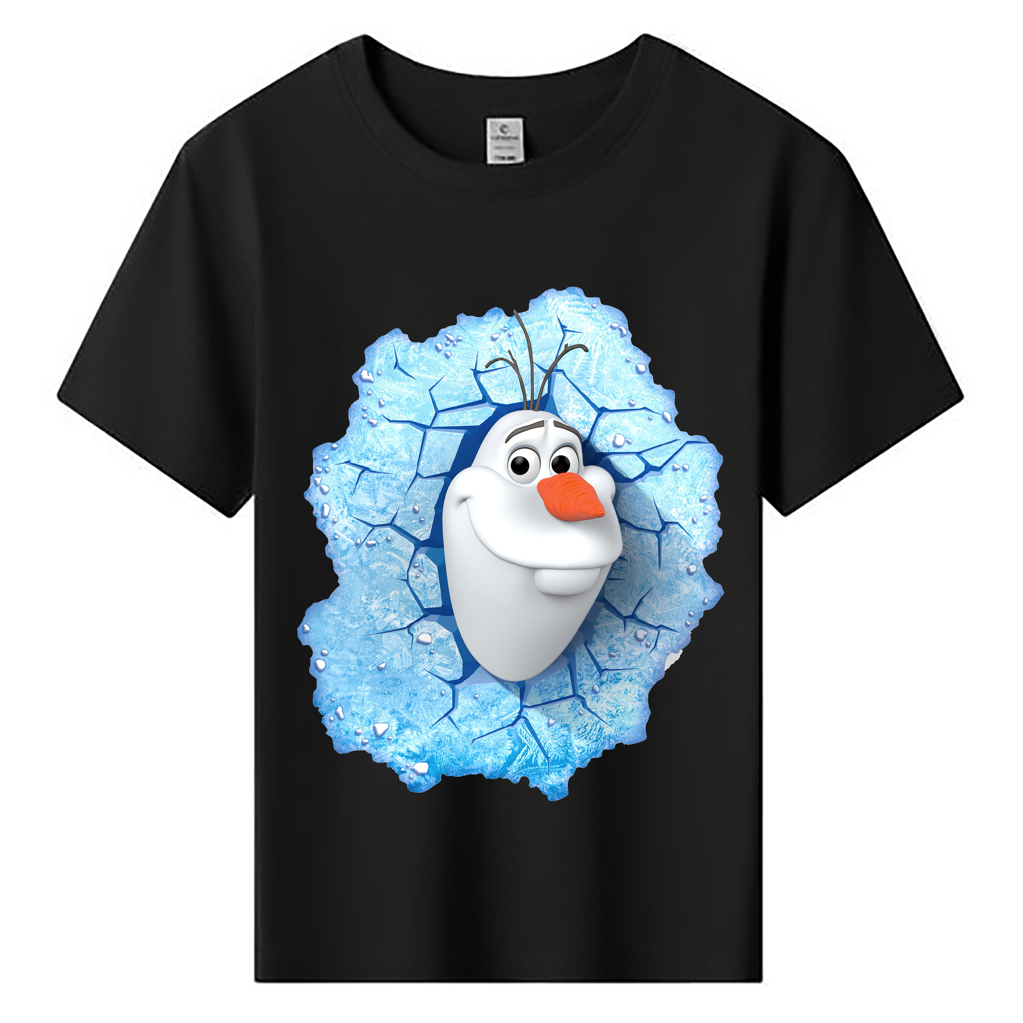 （画像用） アナと雪の女王 アンナ エルサ Frozen Anna Elsa 綿100％キッズTシャツ（フロントプリント）