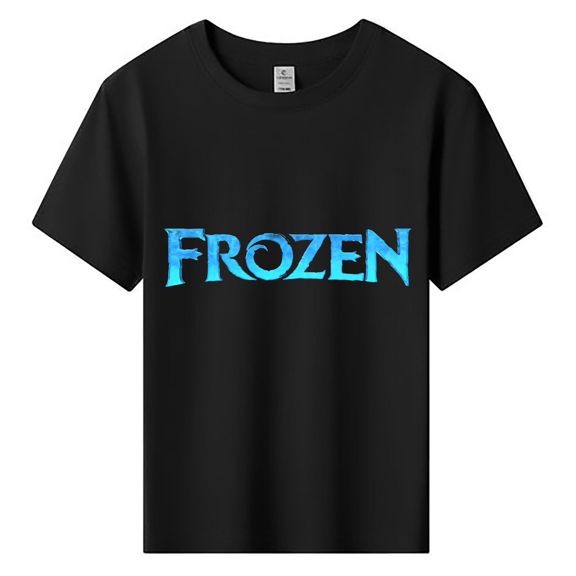（画像用） アナと雪の女王 アンナ エルサ Frozen Anna Elsa 綿100％キッズTシャツ（フロントプリント）