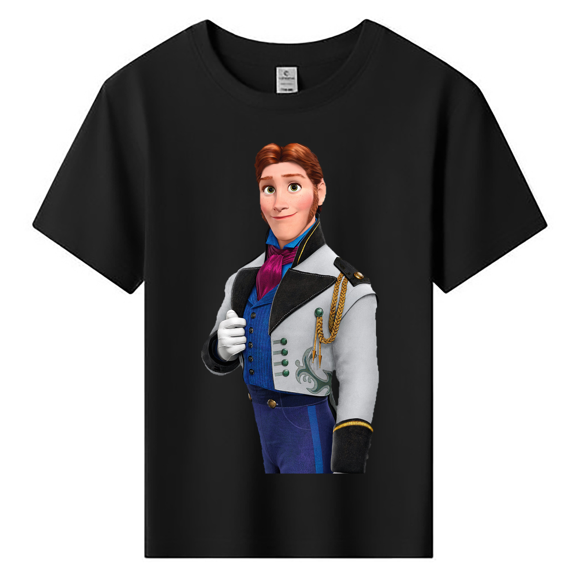 （画像用） アナと雪の女王 アンナ エルサ Frozen Anna Elsa 綿100％キッズTシャツ（フロントプリント）
