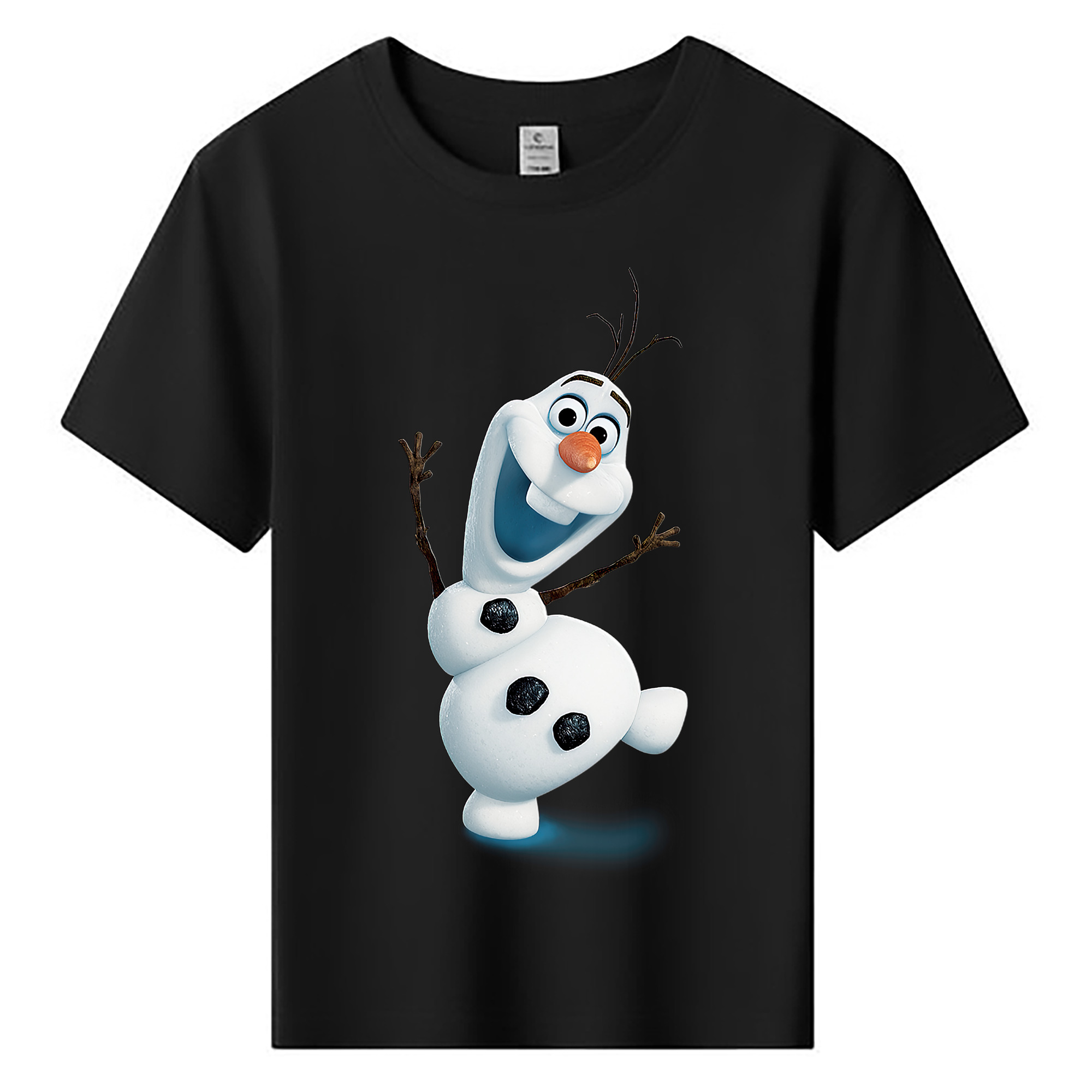 （画像用） アナと雪の女王 アンナ エルサ Frozen Anna Elsa 綿100％キッズTシャツ（フロントプリント）