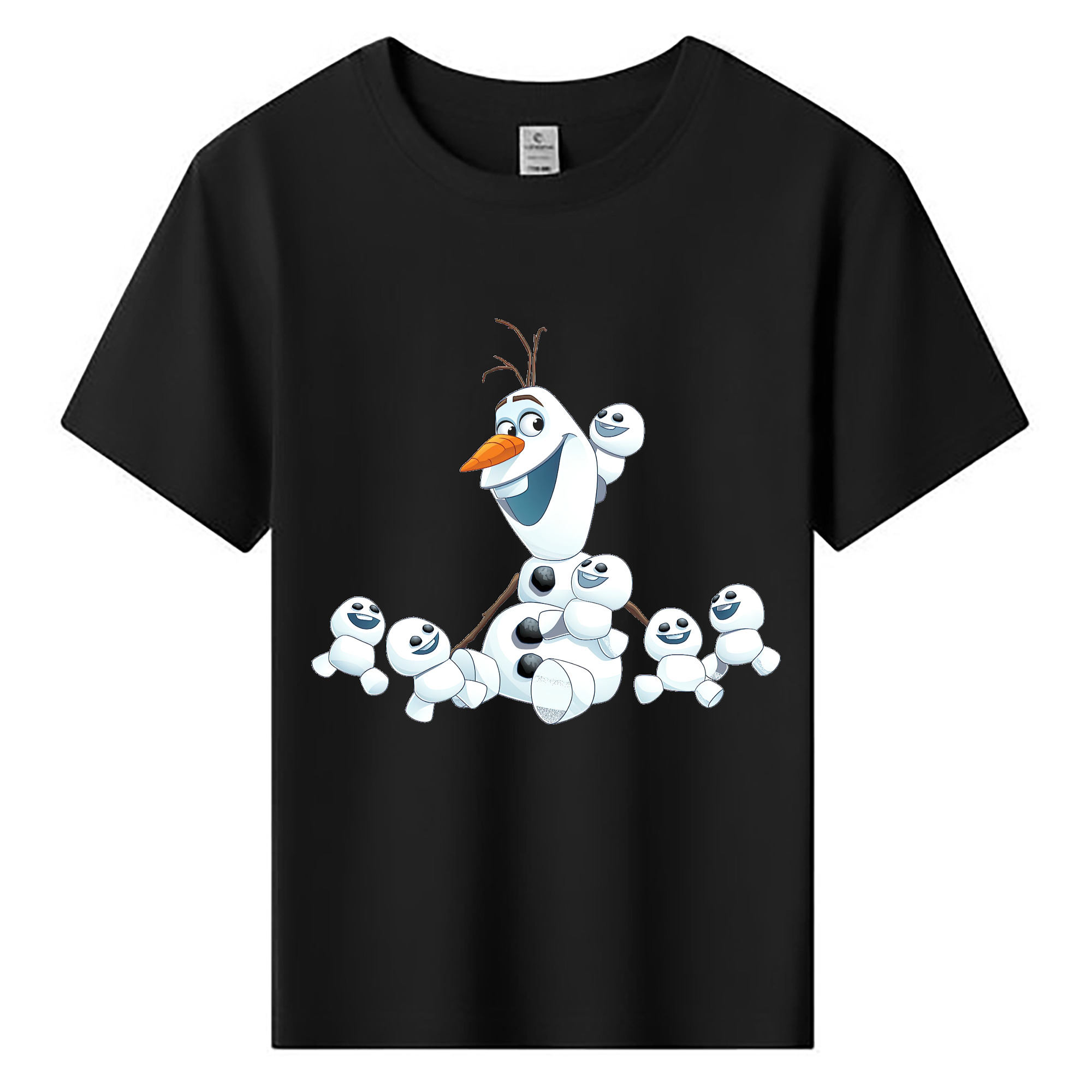 （画像用） アナと雪の女王 アンナ エルサ Frozen Anna Elsa 綿100％キッズTシャツ（フロントプリント）