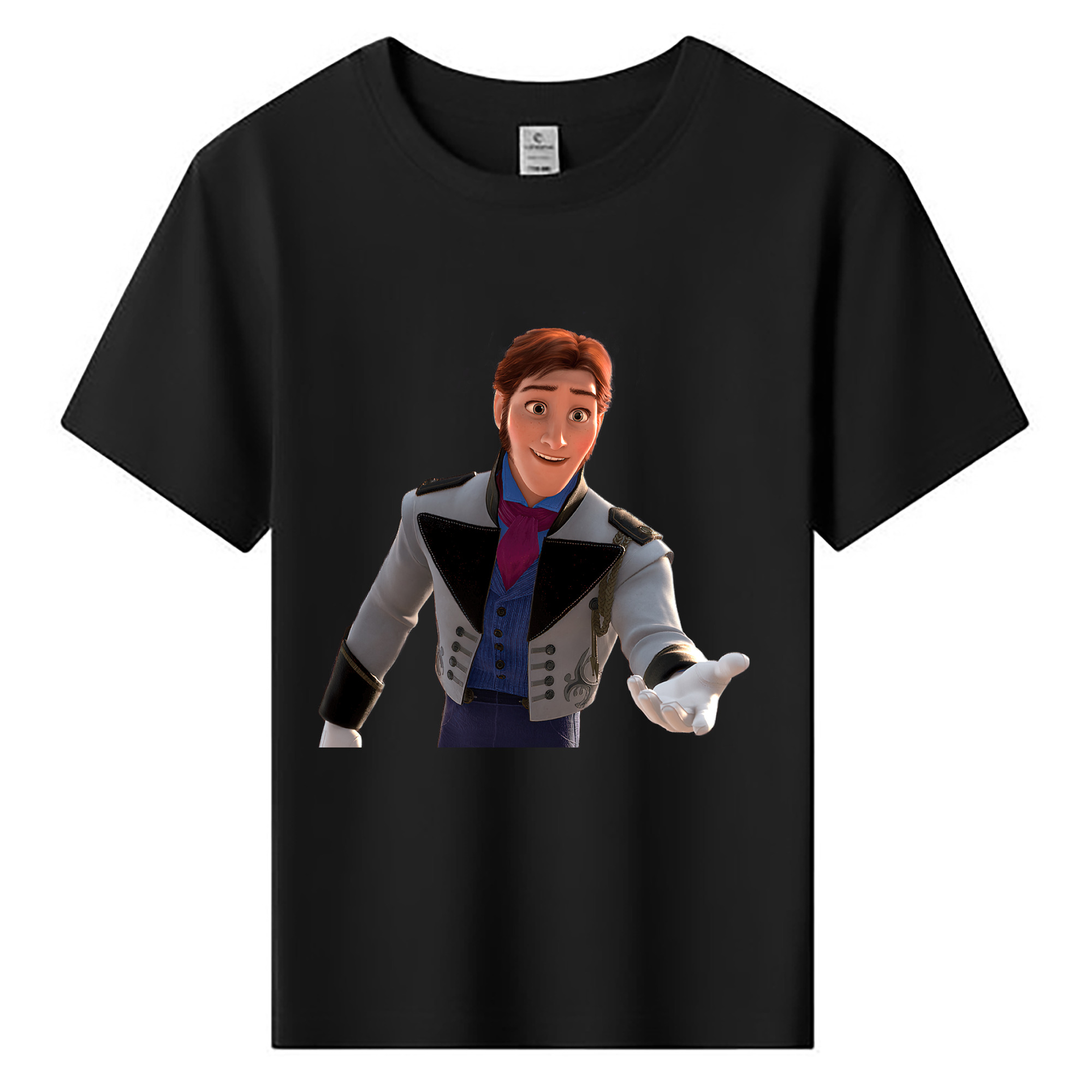 （画像用） アナと雪の女王 アンナ エルサ Frozen Anna Elsa 綿100％キッズTシャツ（フロントプリント）