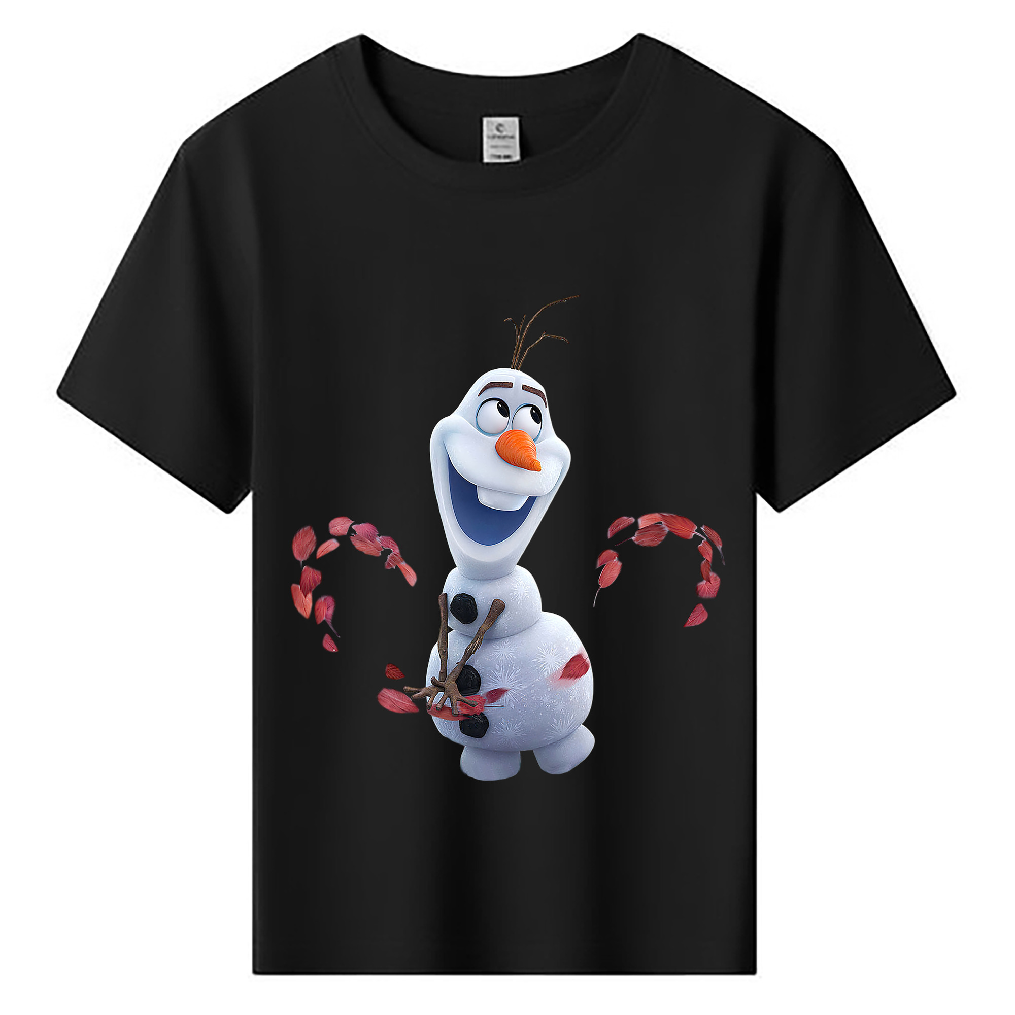 （画像用） アナと雪の女王 アンナ エルサ Frozen Anna Elsa 綿100％キッズTシャツ（フロントプリント）