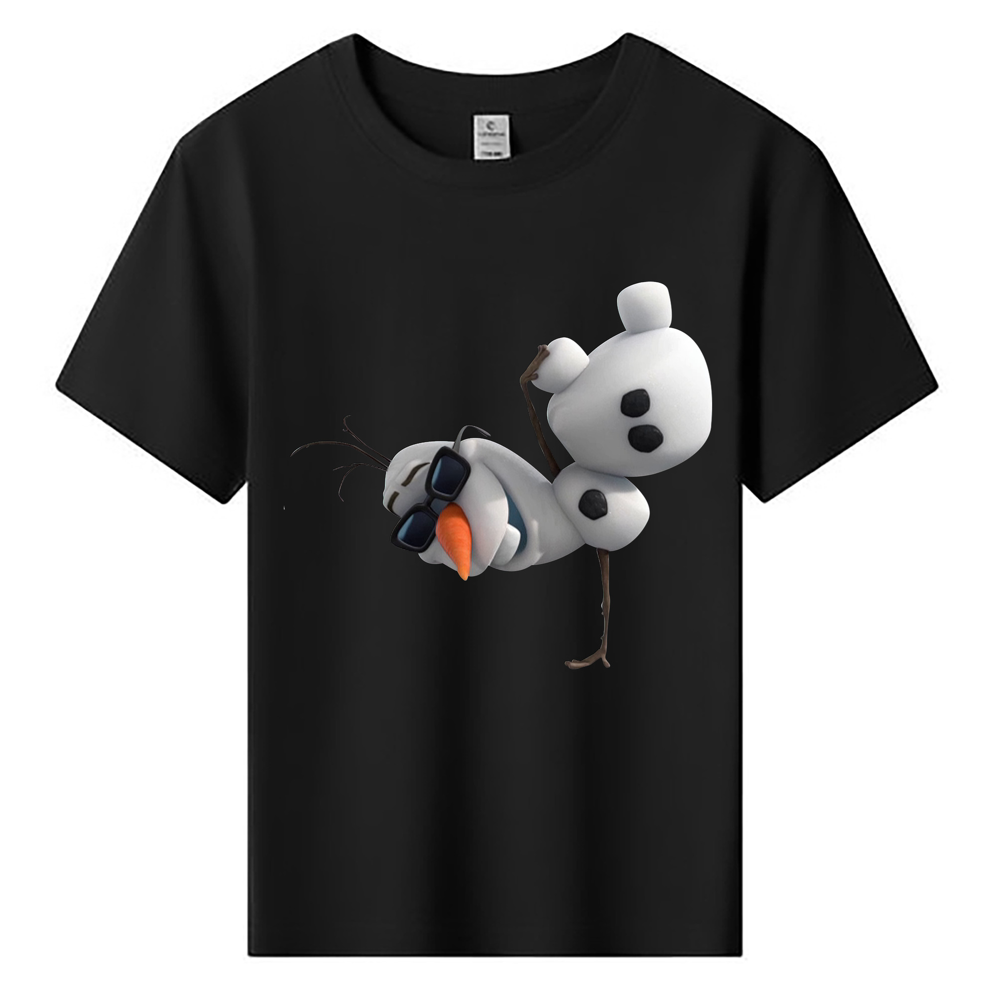 （画像用） アナと雪の女王 アンナ エルサ Frozen Anna Elsa 綿100％キッズTシャツ（フロントプリント）