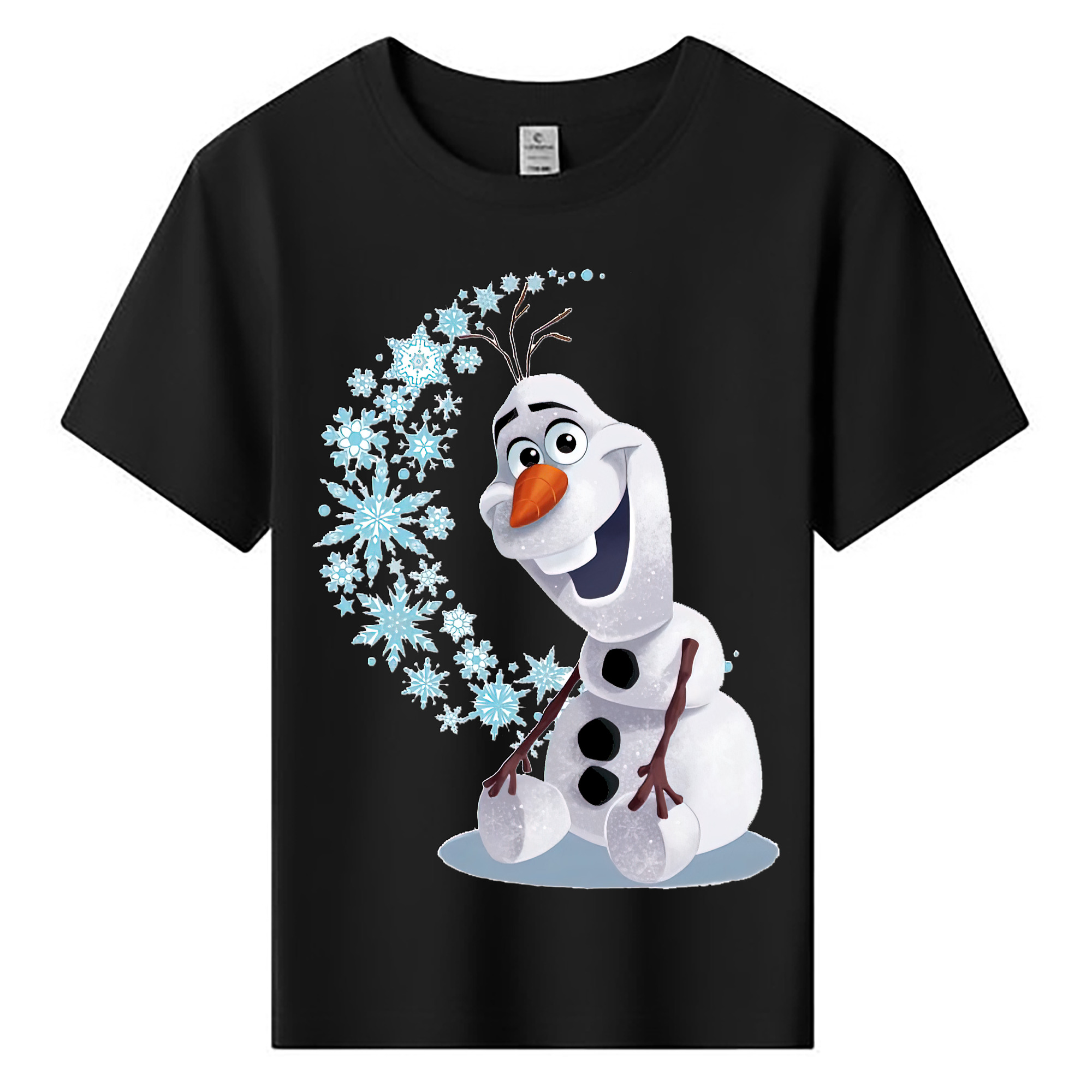 （画像用） アナと雪の女王 アンナ エルサ Frozen Anna Elsa 綿100％キッズTシャツ（フロントプリント）