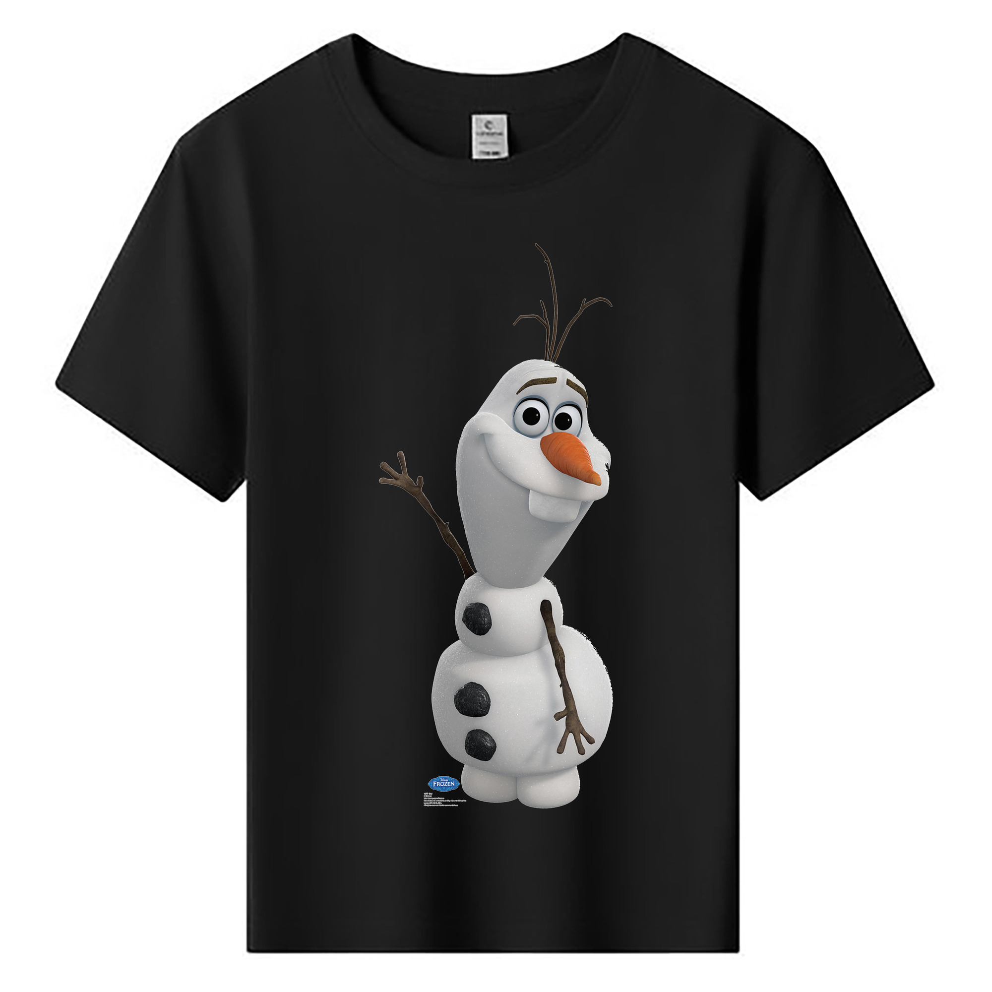 （画像用） アナと雪の女王 アンナ エルサ Frozen Anna Elsa 綿100％キッズTシャツ（フロントプリント）