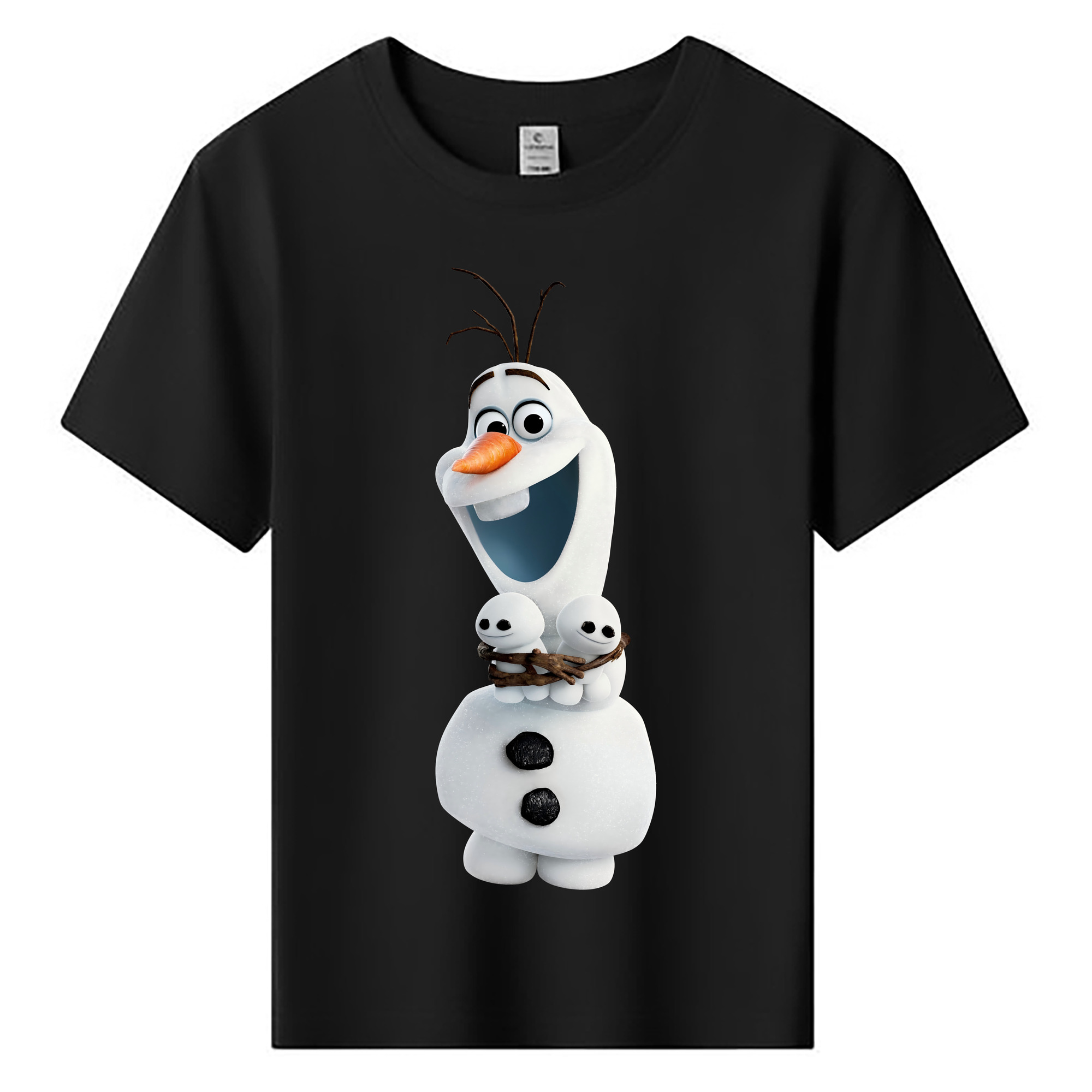 （画像用） アナと雪の女王 アンナ エルサ Frozen Anna Elsa 綿100％キッズTシャツ（フロントプリント）
