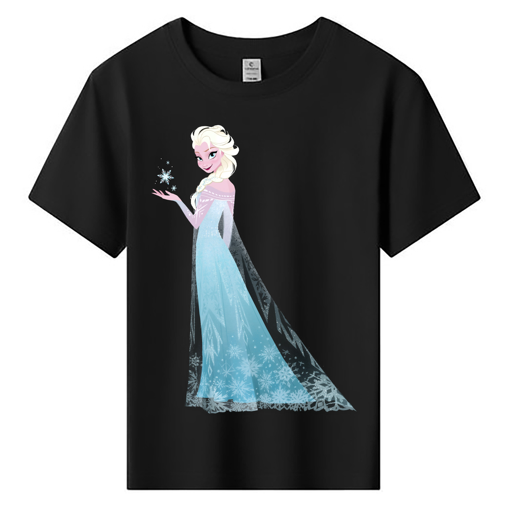 （画像用） アナと雪の女王 アンナ エルサ Frozen Anna Elsa 綿100％キッズTシャツ（フロントプリント）