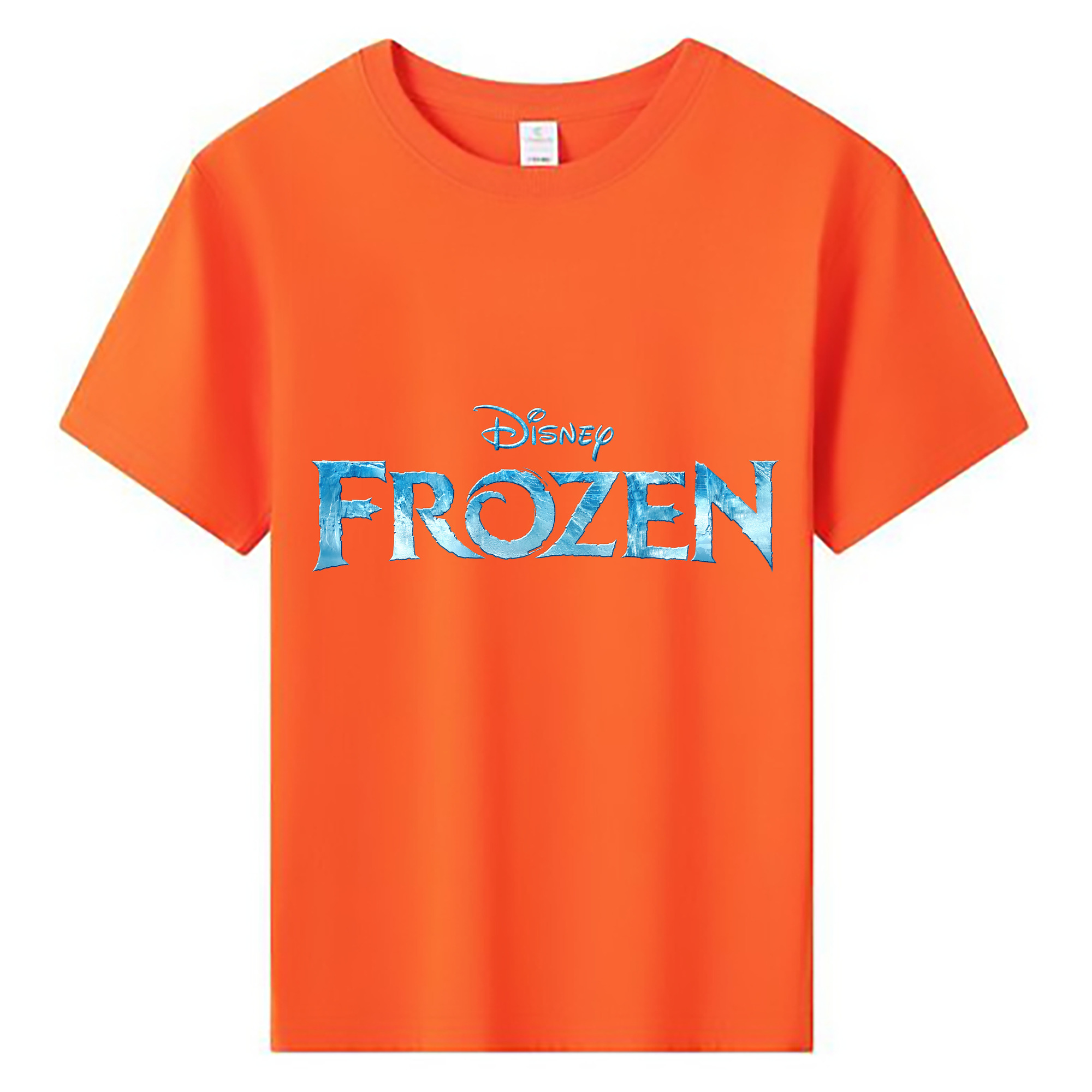 （画像用） アナと雪の女王 アンナ エルサ Frozen Anna Elsa 綿100％キッズTシャツ（フロントプリント）