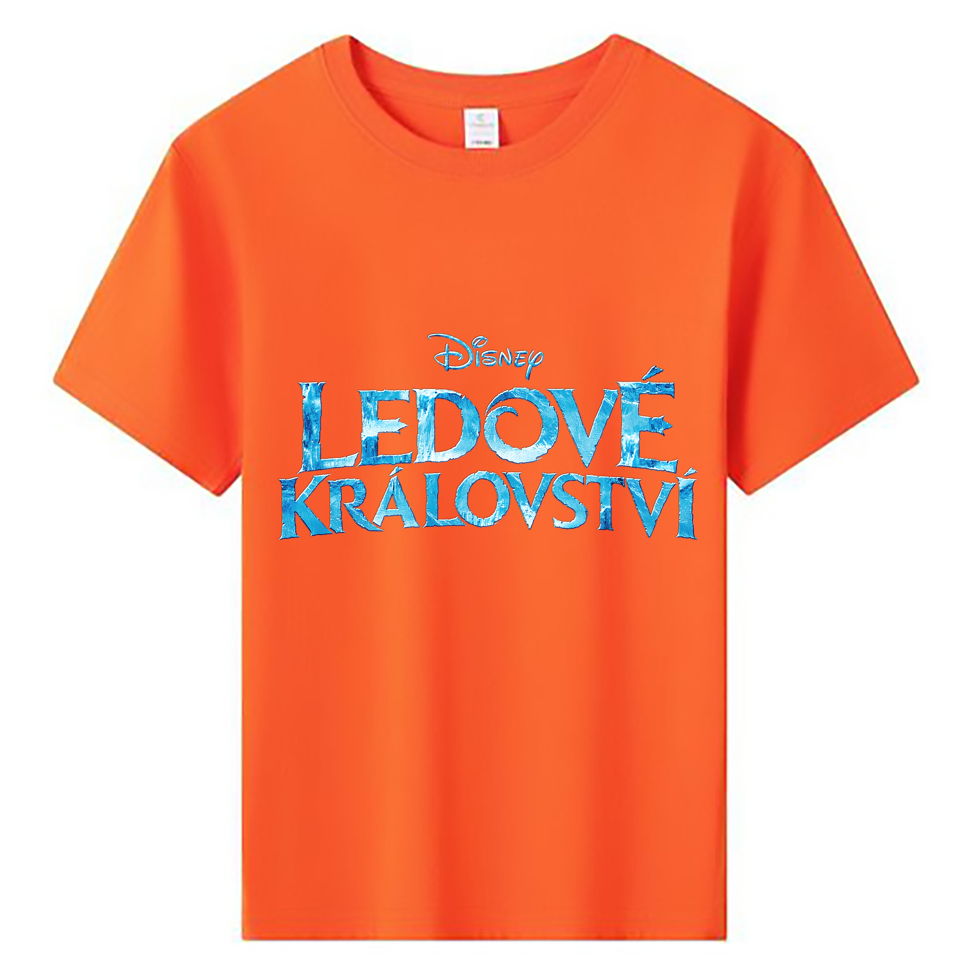 （画像用） アナと雪の女王 アンナ エルサ Frozen Anna Elsa 綿100％キッズTシャツ（フロントプリント）