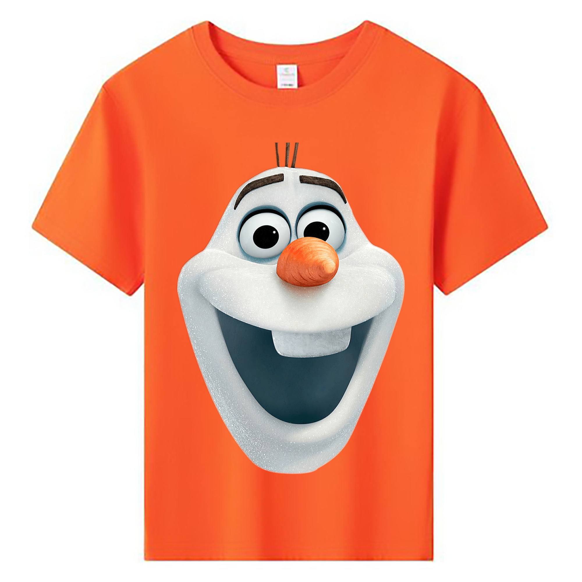 （画像用） アナと雪の女王 アンナ エルサ Frozen Anna Elsa 綿100％キッズTシャツ（フロントプリント）